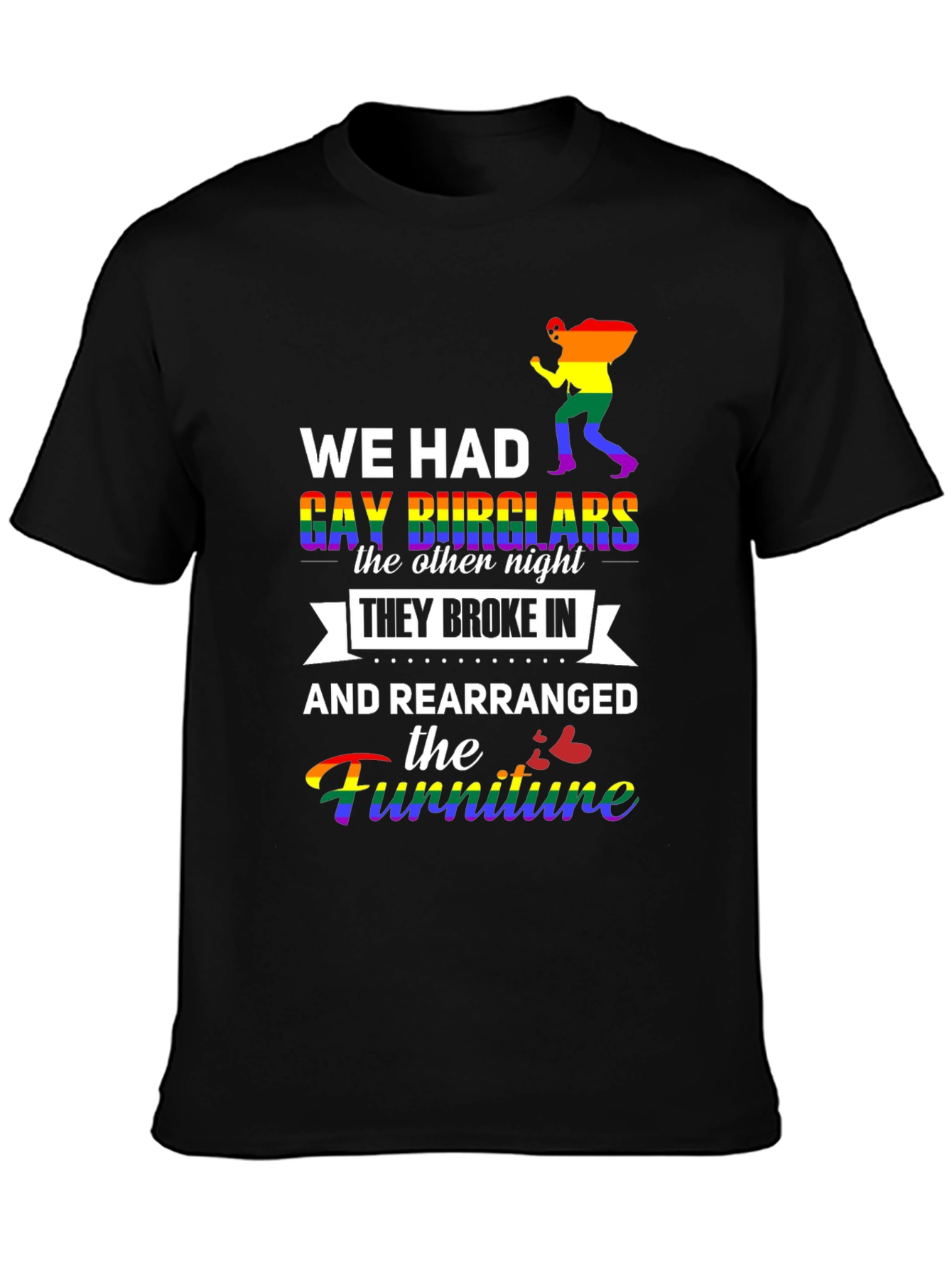 Gay Burglars T-Shirt LGBTQ Pride Tee