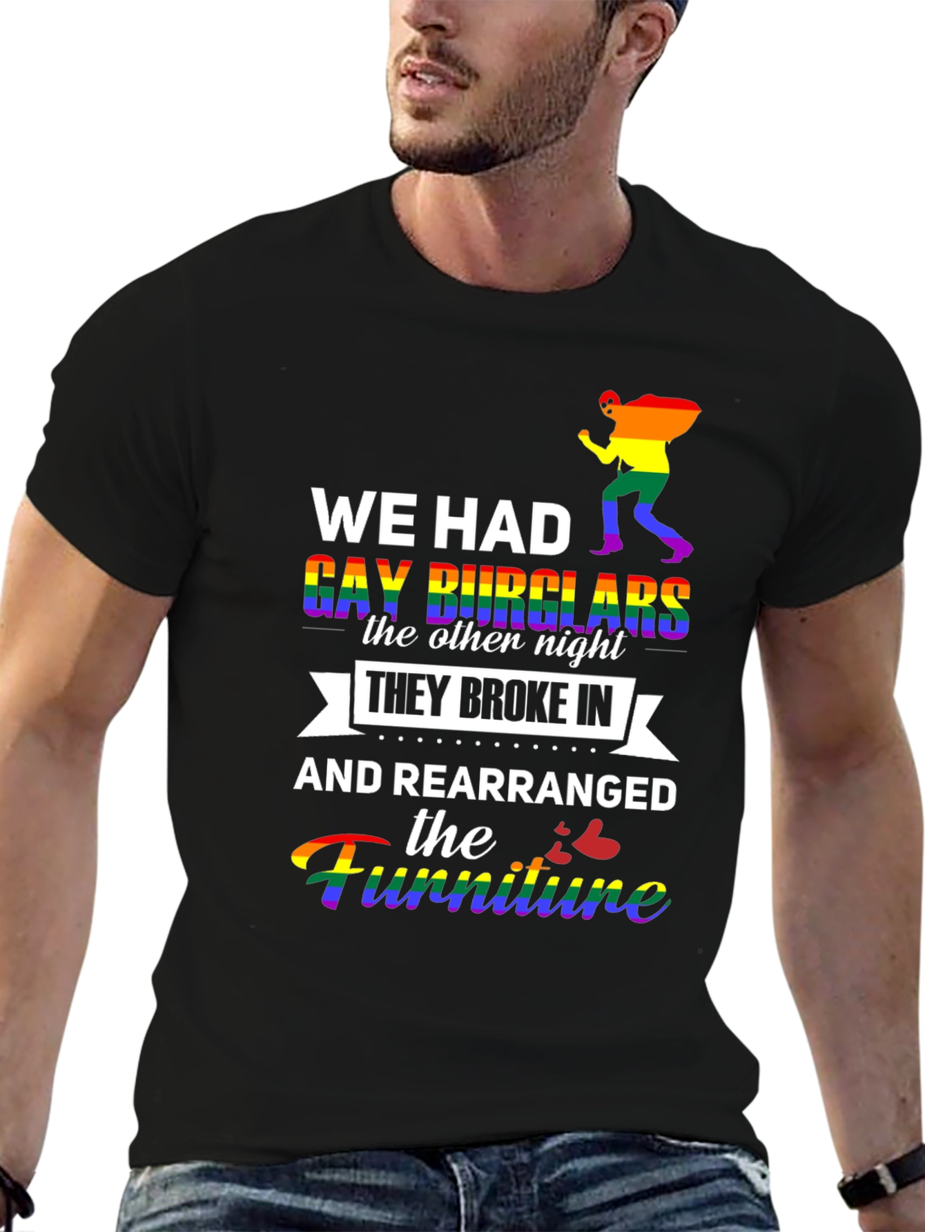 Gay Burglars T-Shirt LGBTQ Pride Tee