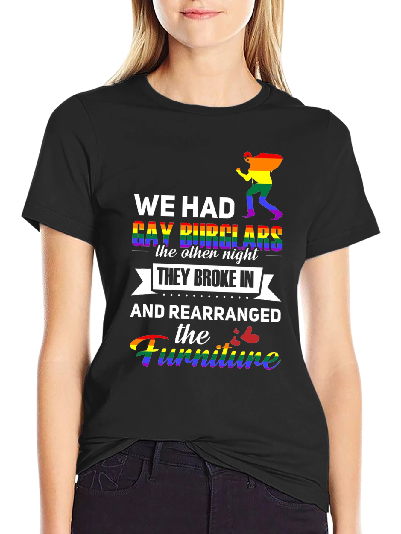 Gay Burglars T-Shirt LGBTQ Pride Tee