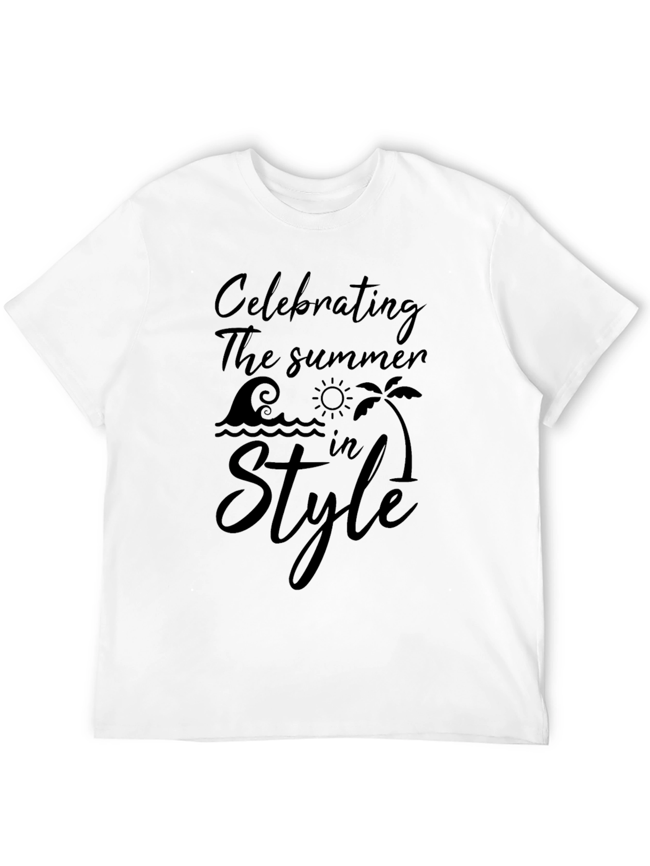 Summer Style Graphic Tee - Beach Vacation Ready
