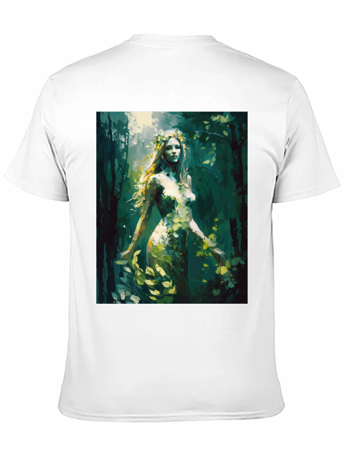 Nature Goddess Graphic Tee - Black
