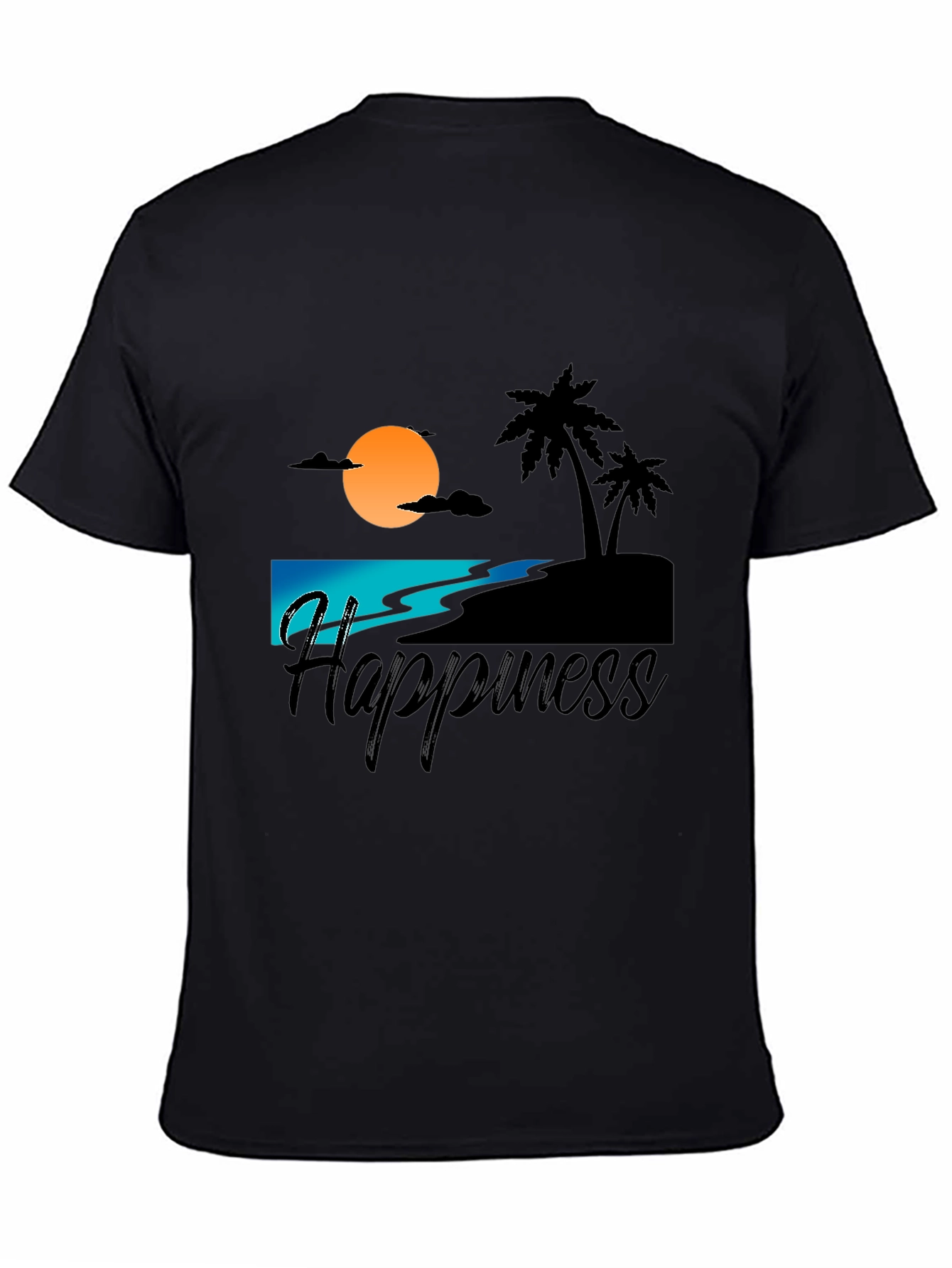 Sunset Beach Happiness Graphic Tee