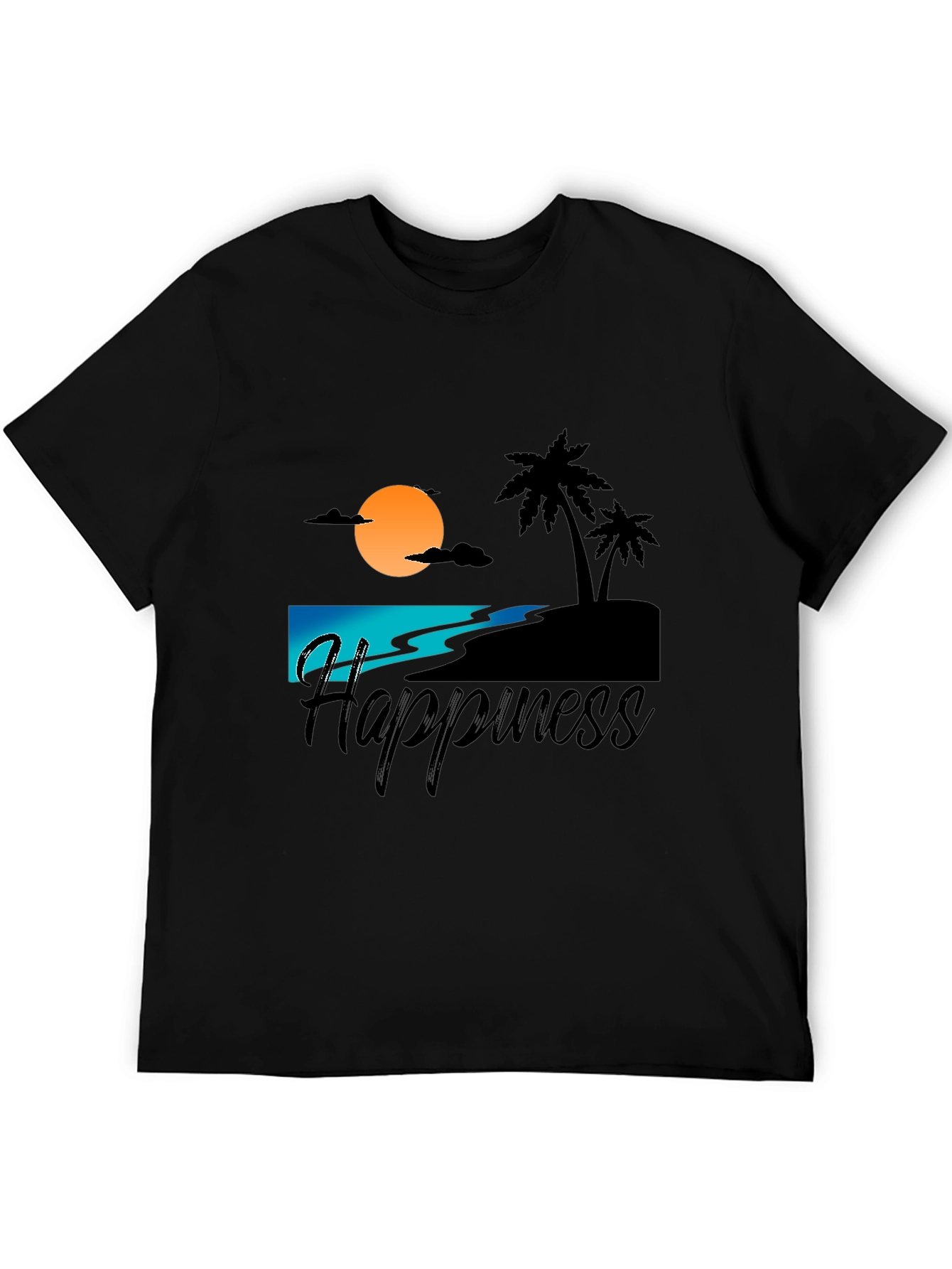 Sunset Beach Happiness Graphic Tee