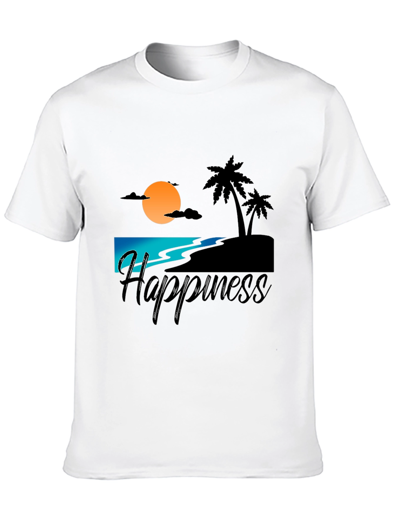 Sunset Beach Happiness Graphic Tee