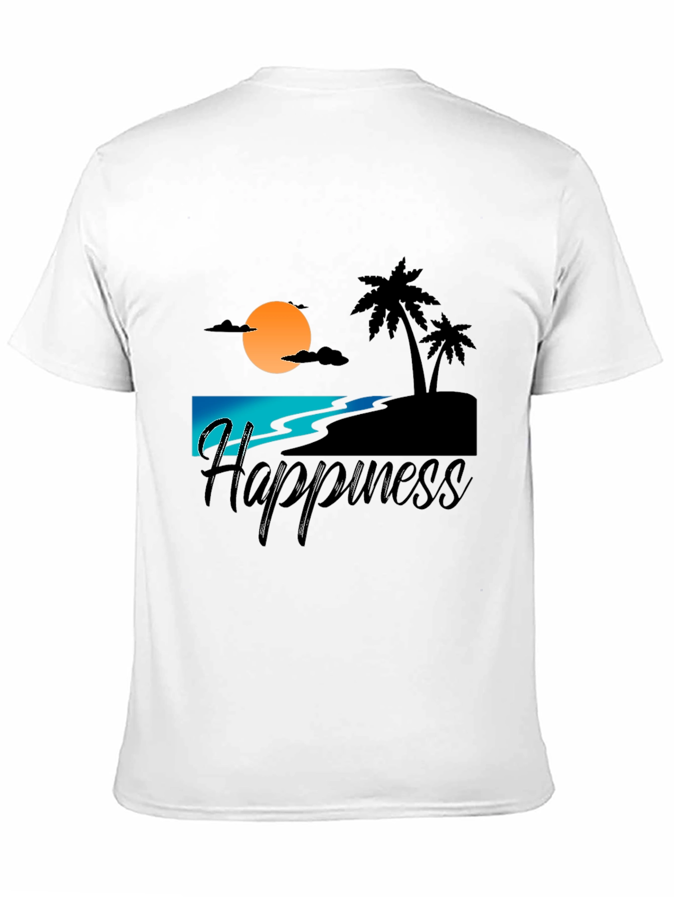 Sunset Beach Happiness Graphic Tee