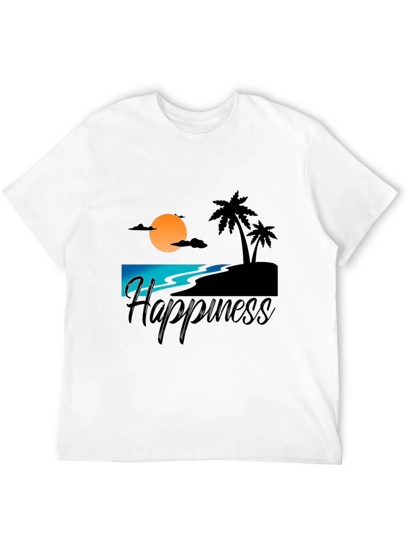 Sunset Beach Happiness Graphic Tee