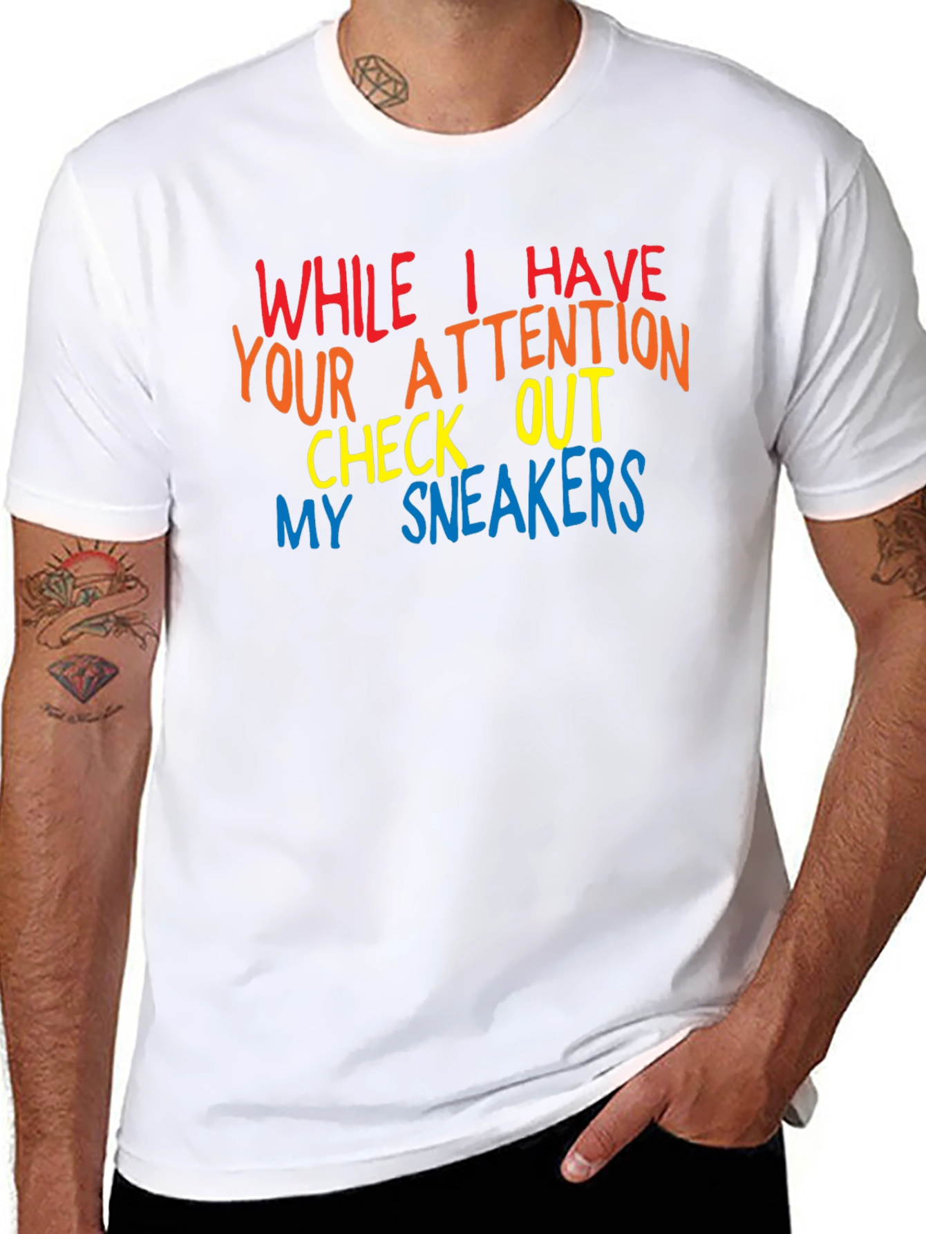 Attention Grabbing Sneaker Tee