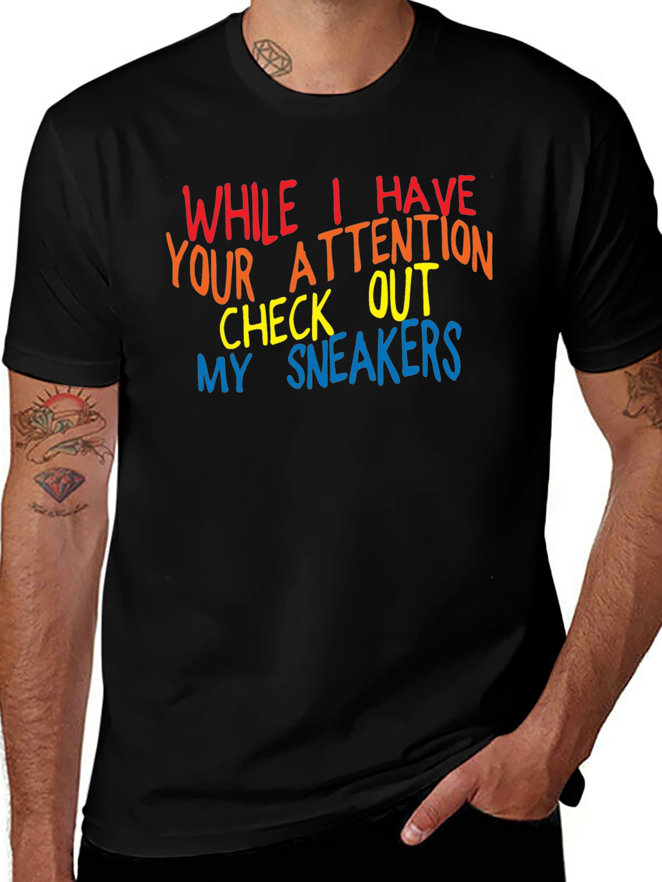 Attention Grabbing Sneaker Tee
