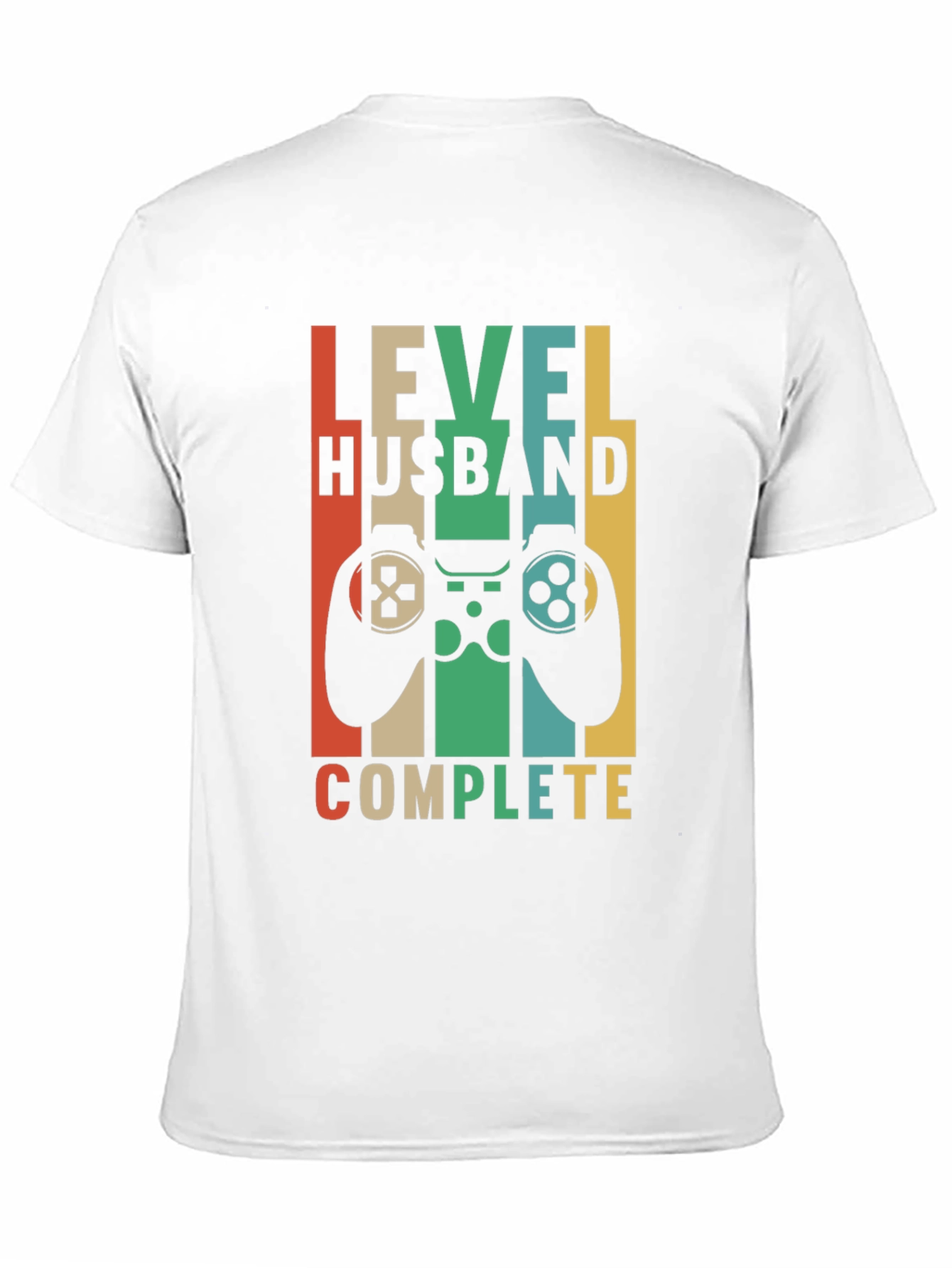 Level Husband Complete T-Shirt - Gamer Anniversary Tee