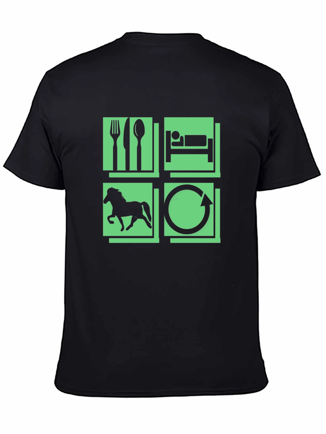 Eat Sleep Horse Repeat T-Shirt