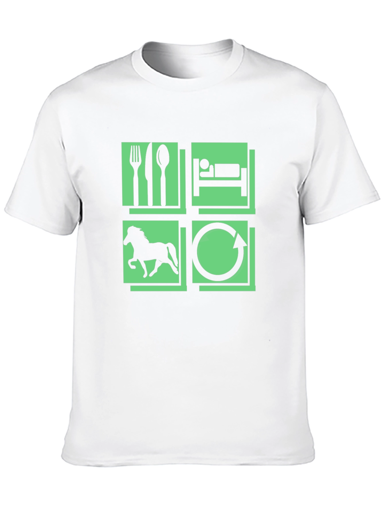 Eat Sleep Horse Repeat T-Shirt