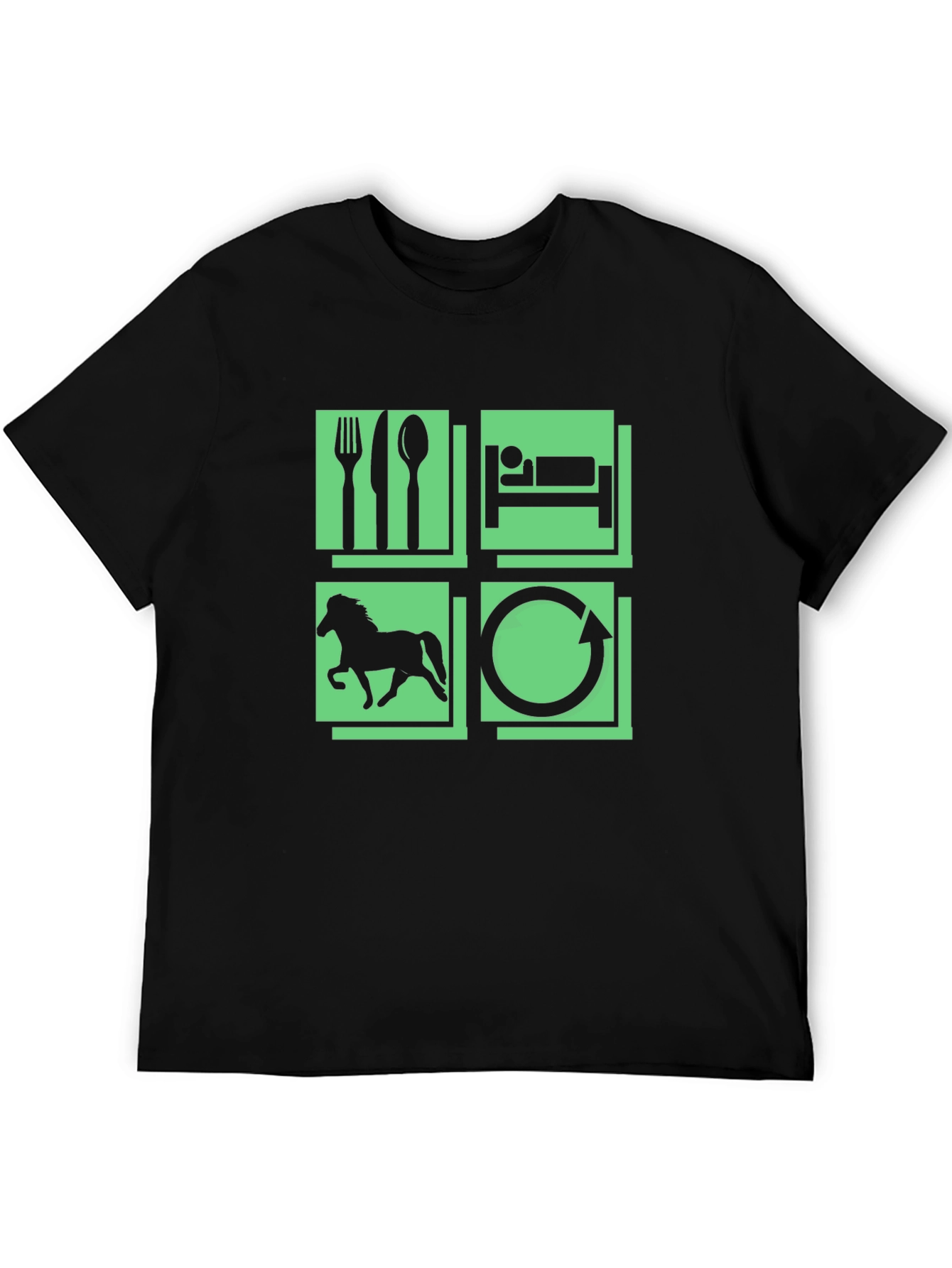 Eat Sleep Horse Repeat T-Shirt