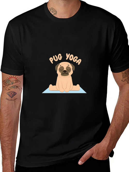 Pug Yoga T-Shirt - Funny Pet Lover Tee