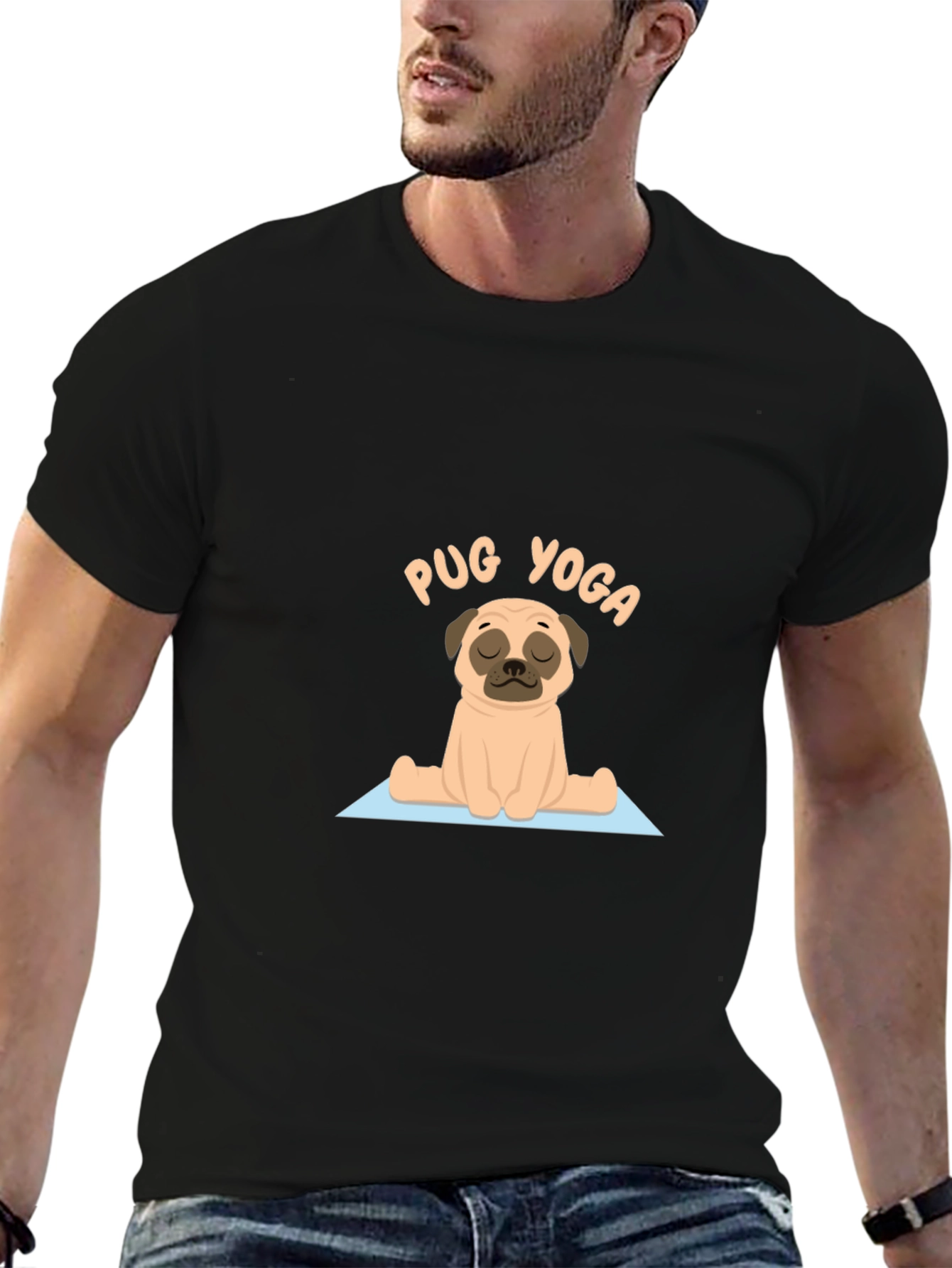Pug Yoga T-Shirt - Funny Pet Lover Tee