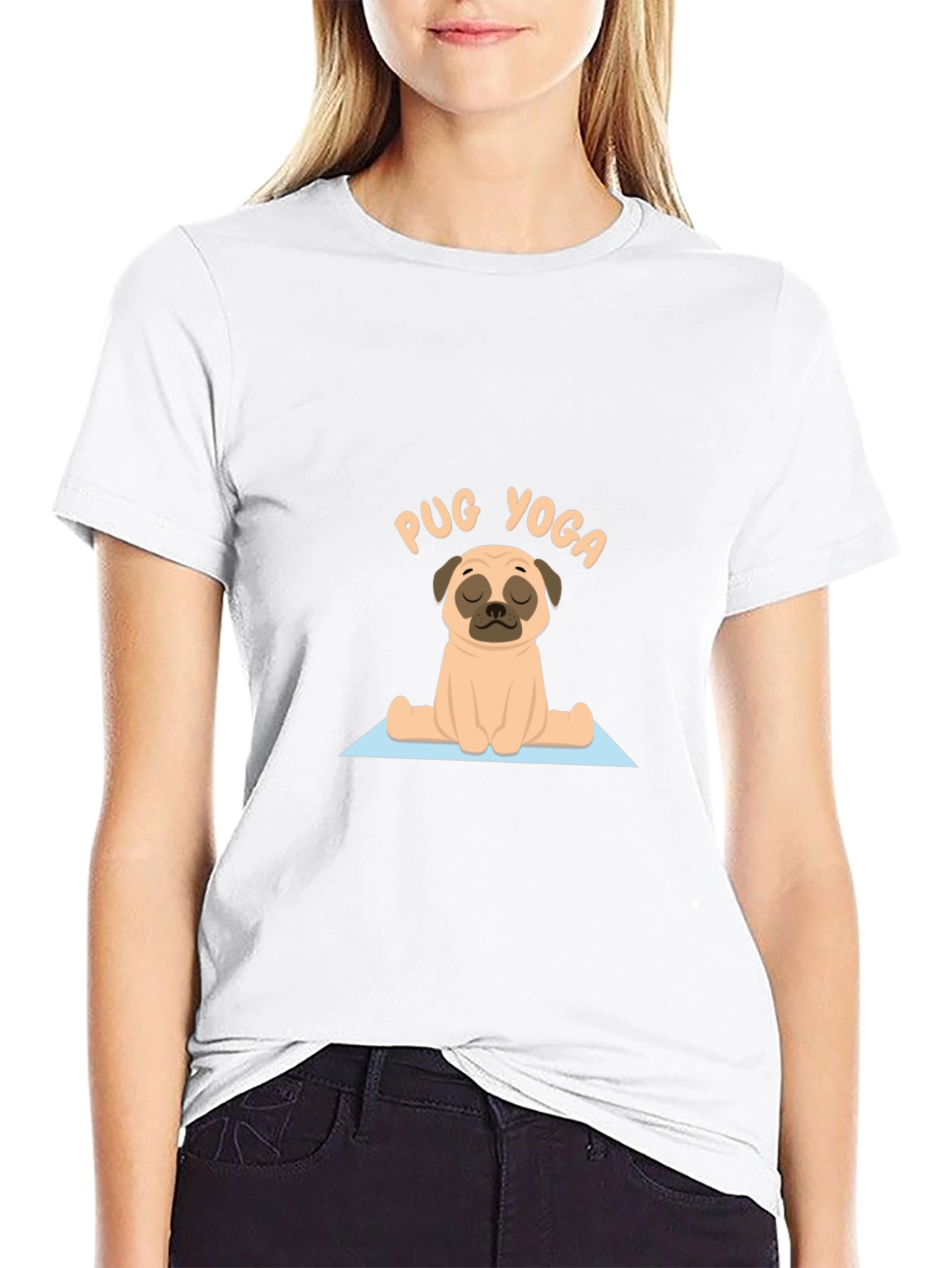 Pug Yoga T-Shirt - Funny Pet Lover Tee