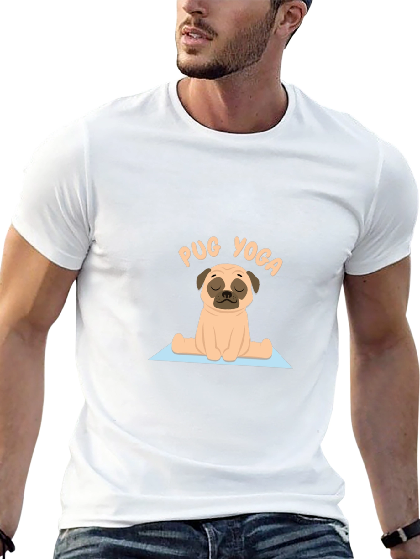 Pug Yoga T-Shirt - Funny Pet Lover Tee