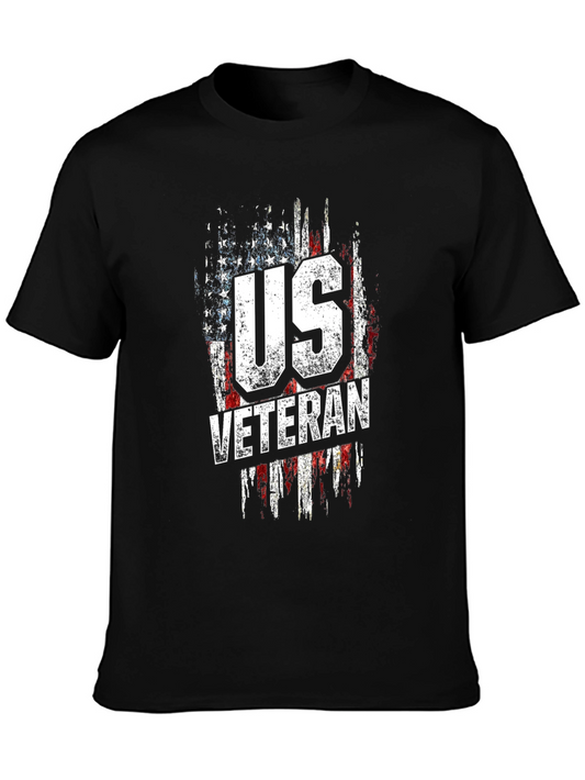 US Veteran Patriotic Graphic T-Shirt