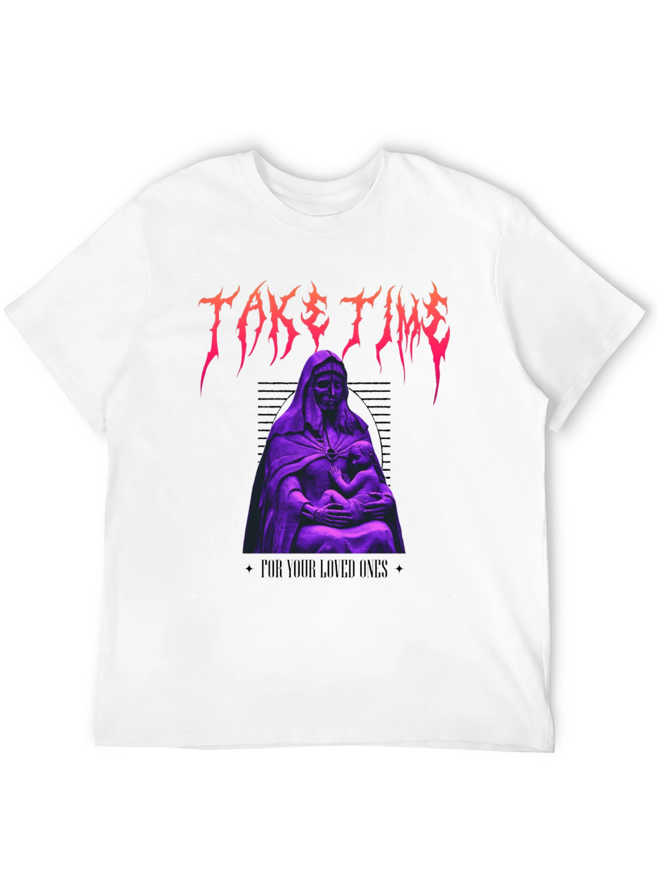 Take Time Graphic Tee - Black Unisex T-Shirt