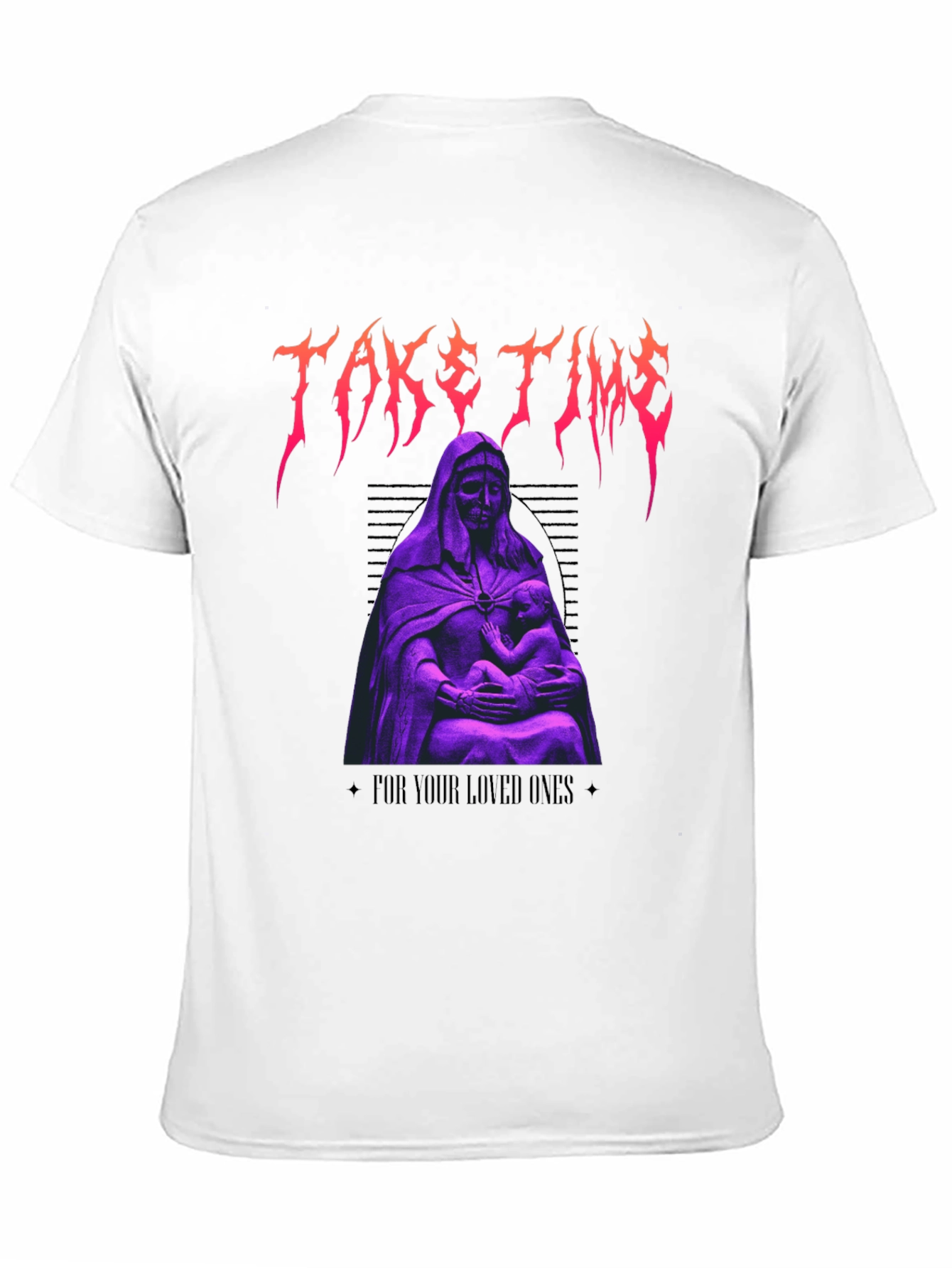 Take Time Graphic Tee - Black Unisex T-Shirt