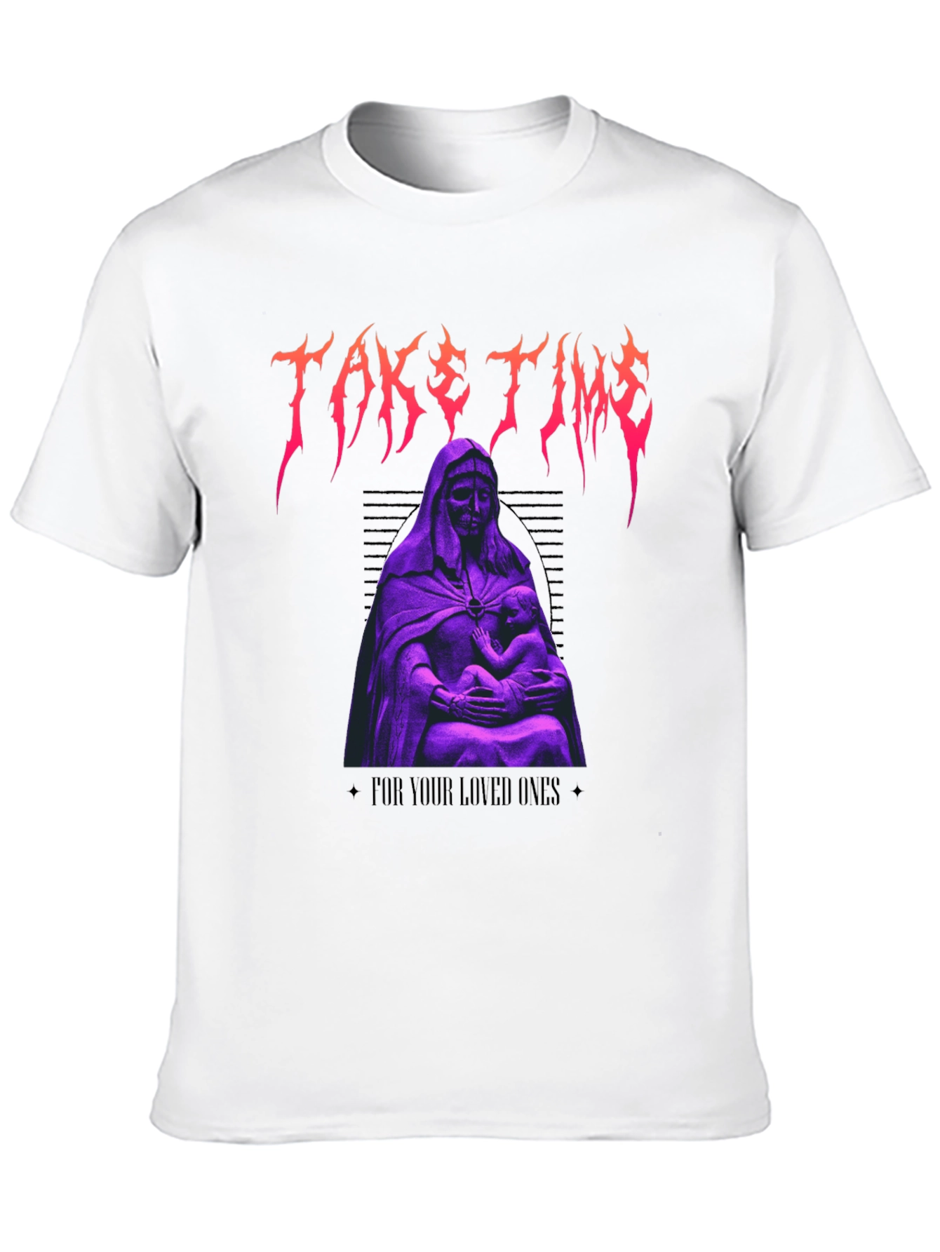 Take Time Graphic Tee - Black Unisex T-Shirt