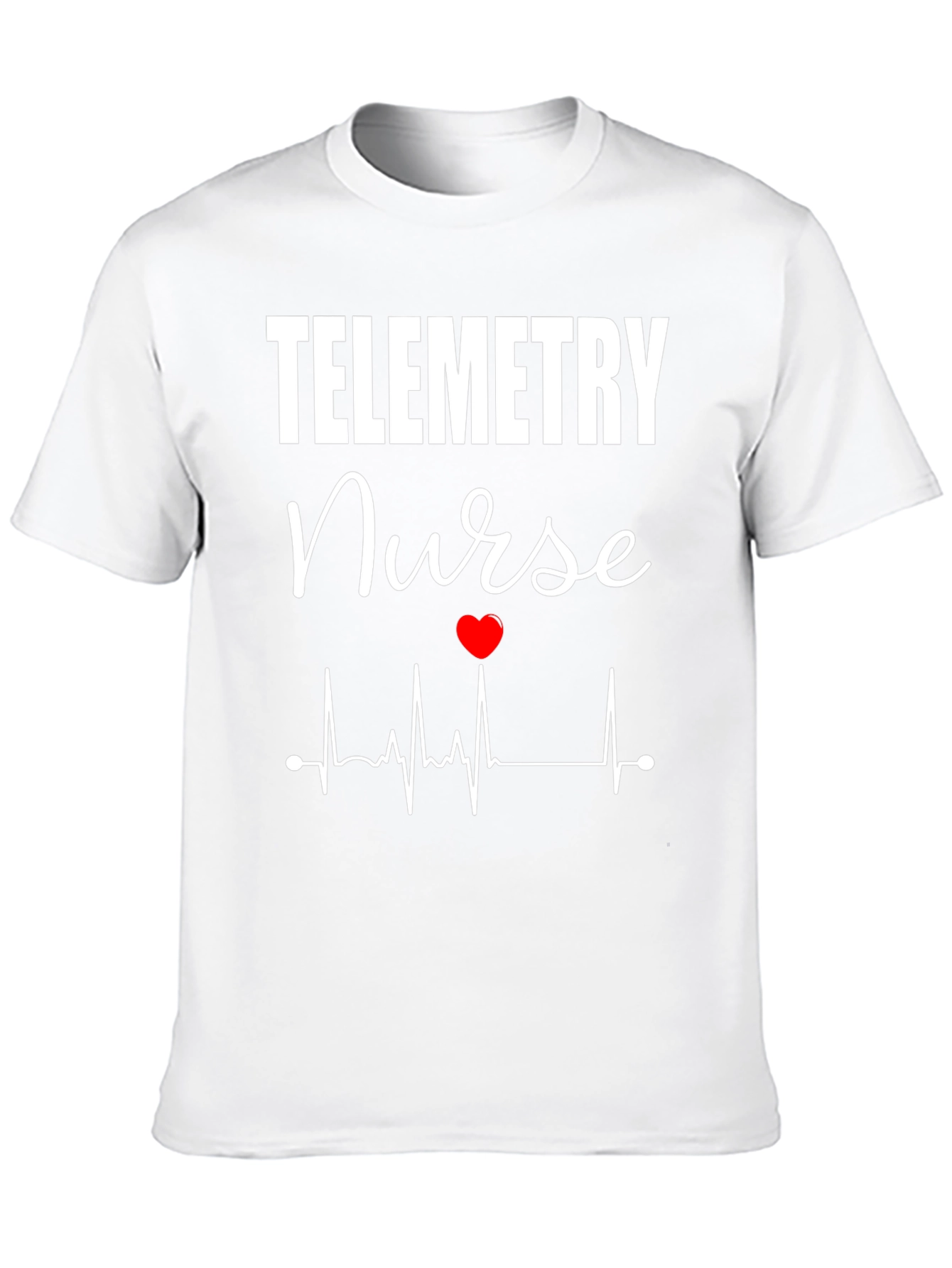 Telemetry Nurse Heartbeat Graphic Tee