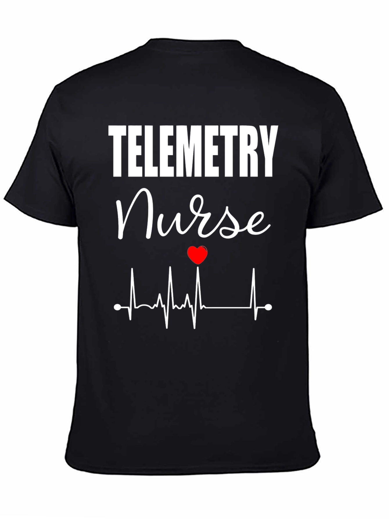Telemetry Nurse Heartbeat Graphic Tee