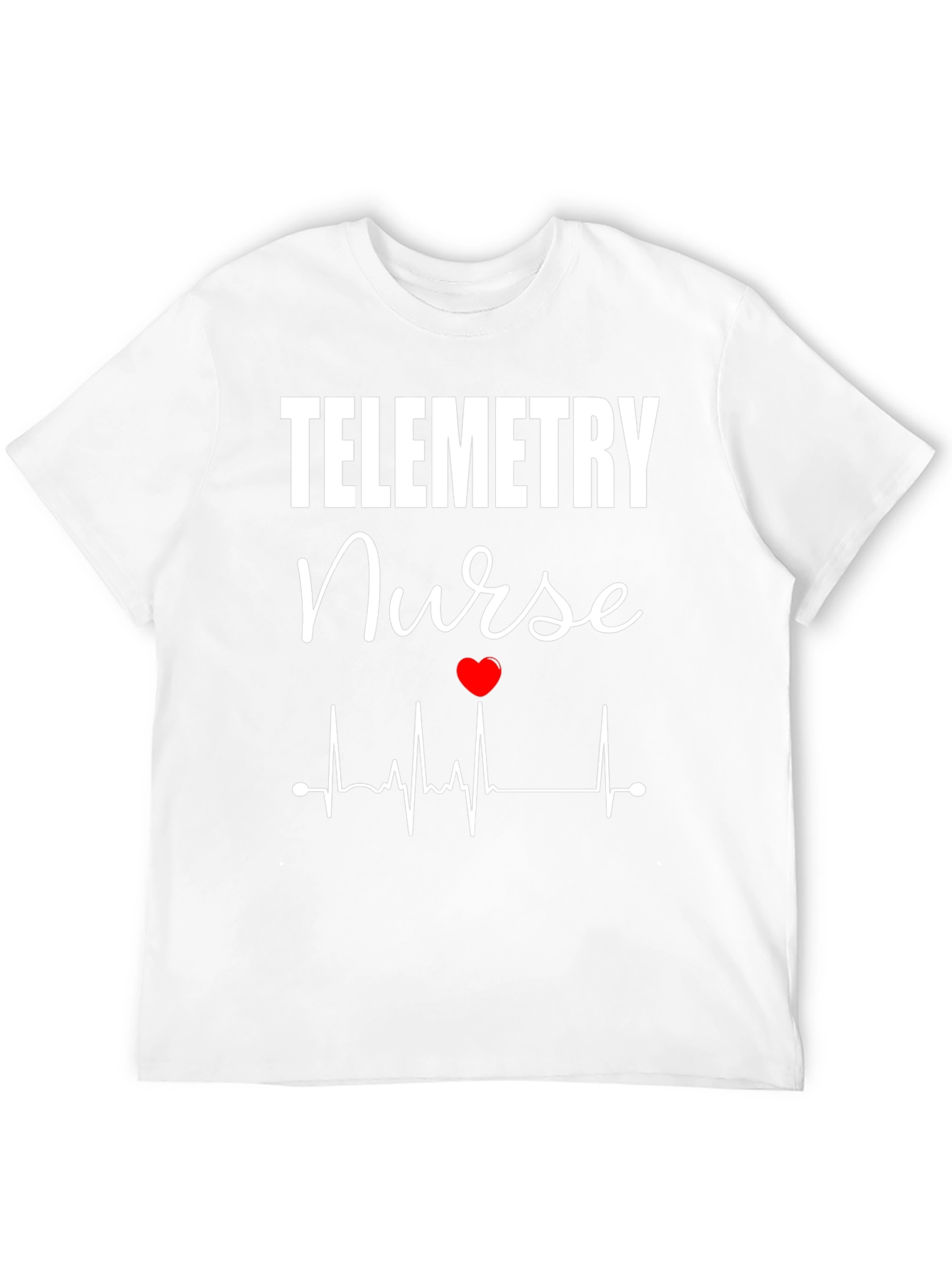 Telemetry Nurse Heartbeat Graphic Tee