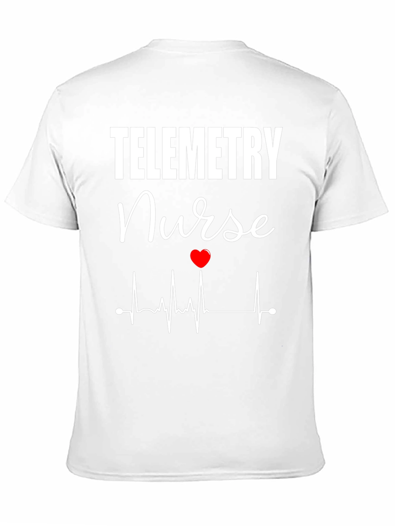 Telemetry Nurse Heartbeat Graphic Tee
