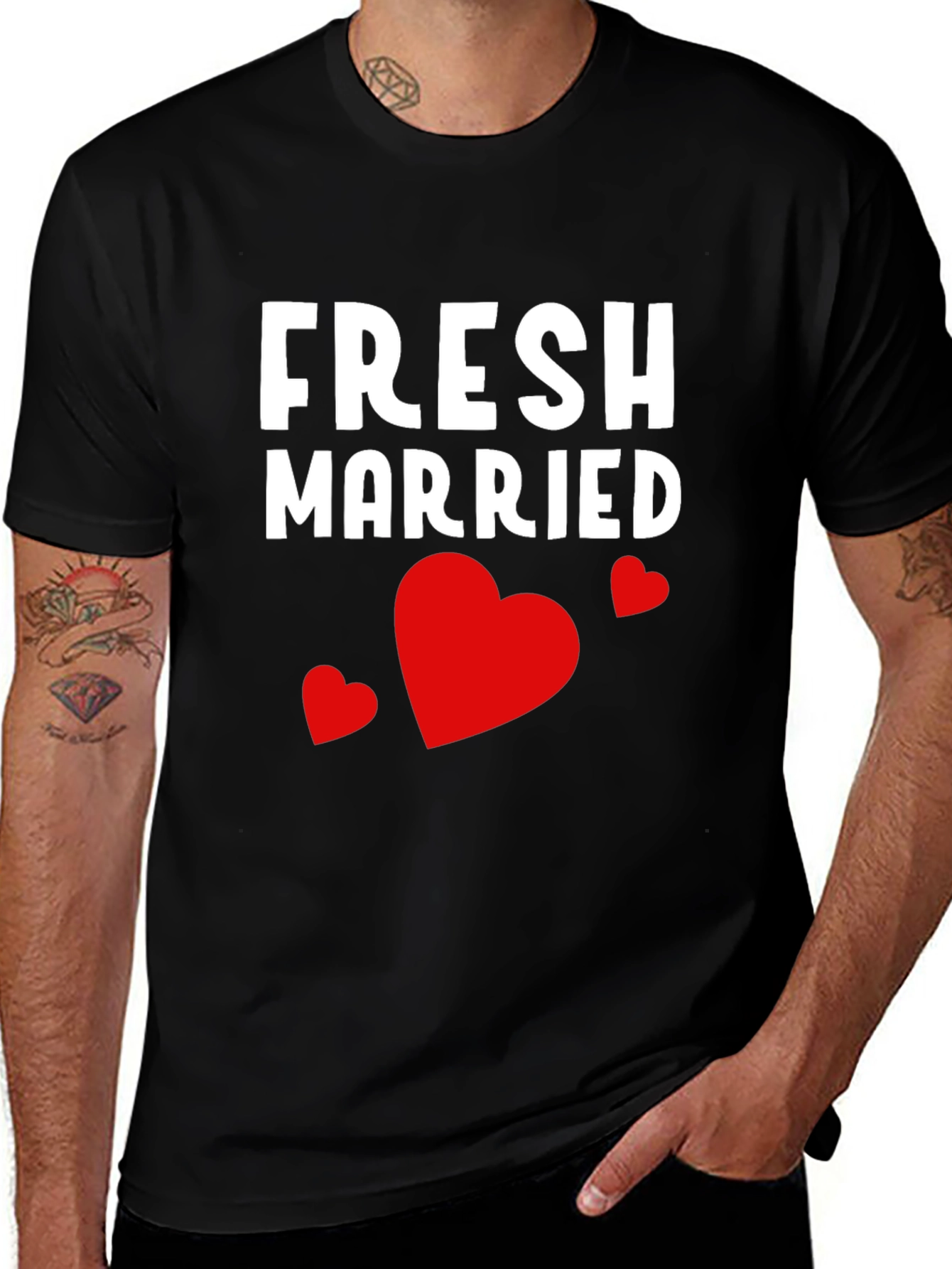Fresh Married T-Shirt - Newlywed Gift