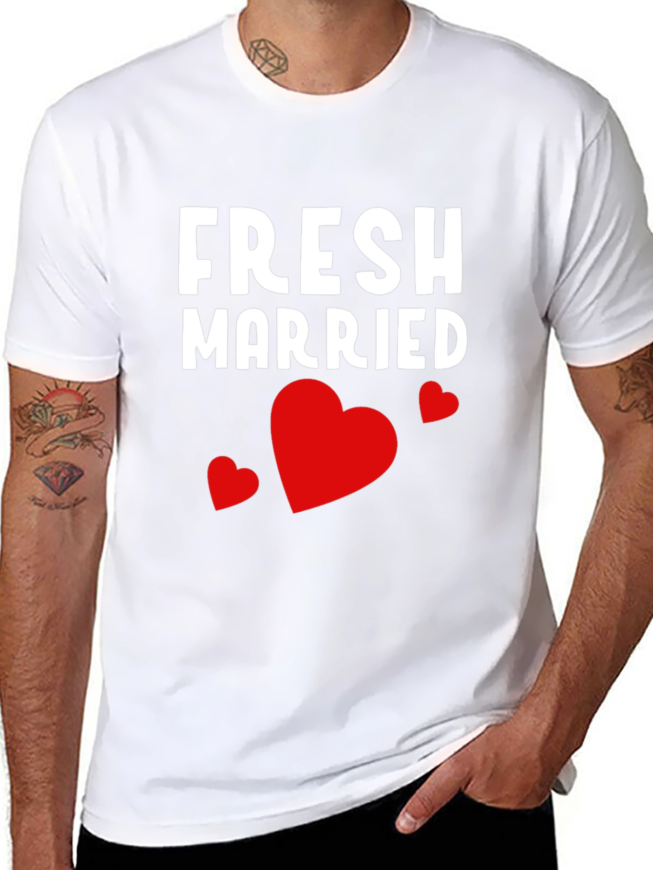 Fresh Married T-Shirt - Newlywed Gift