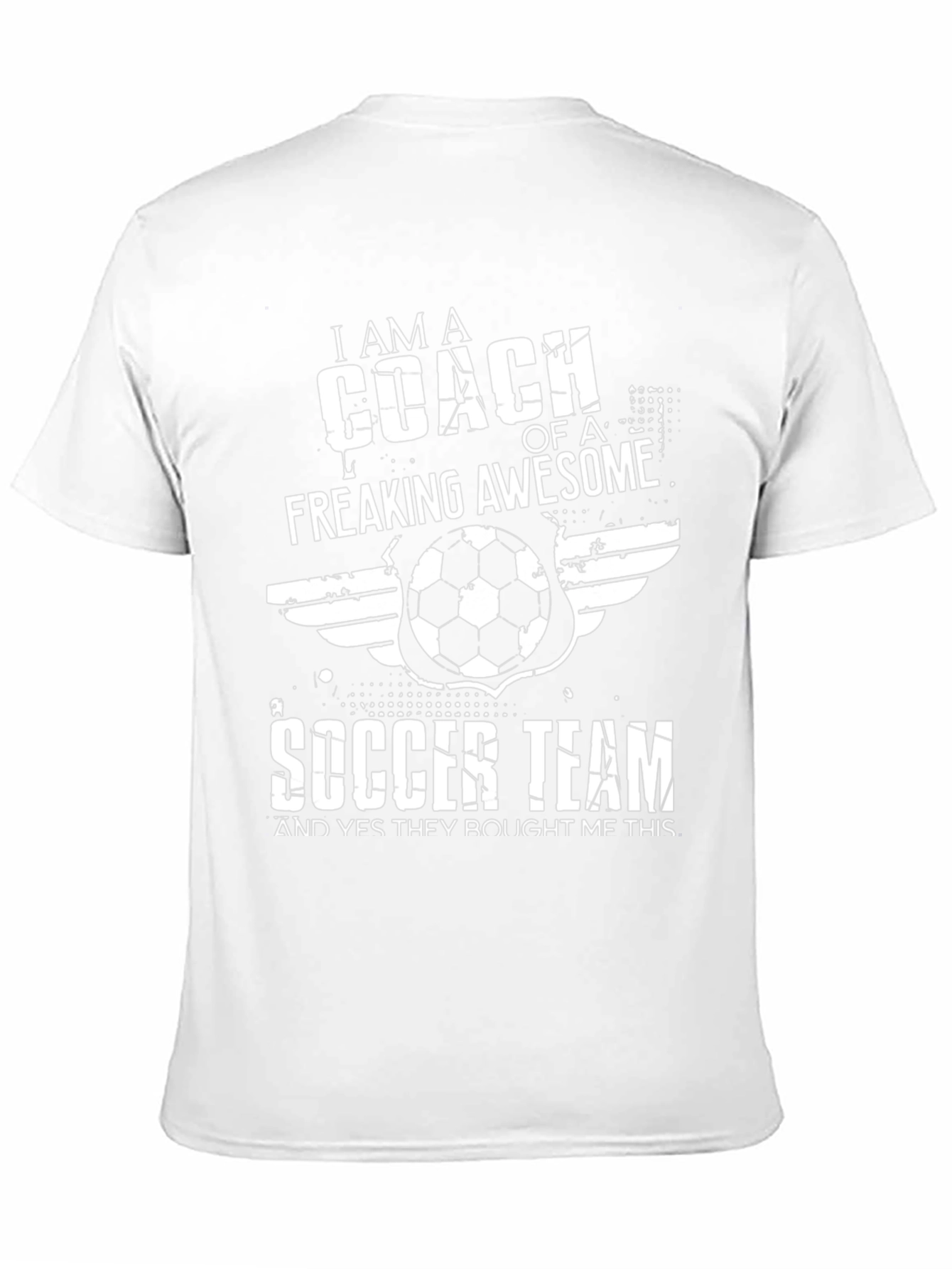 Funny Soccer Coach T-Shirt - Freaking Awesome Team Gift