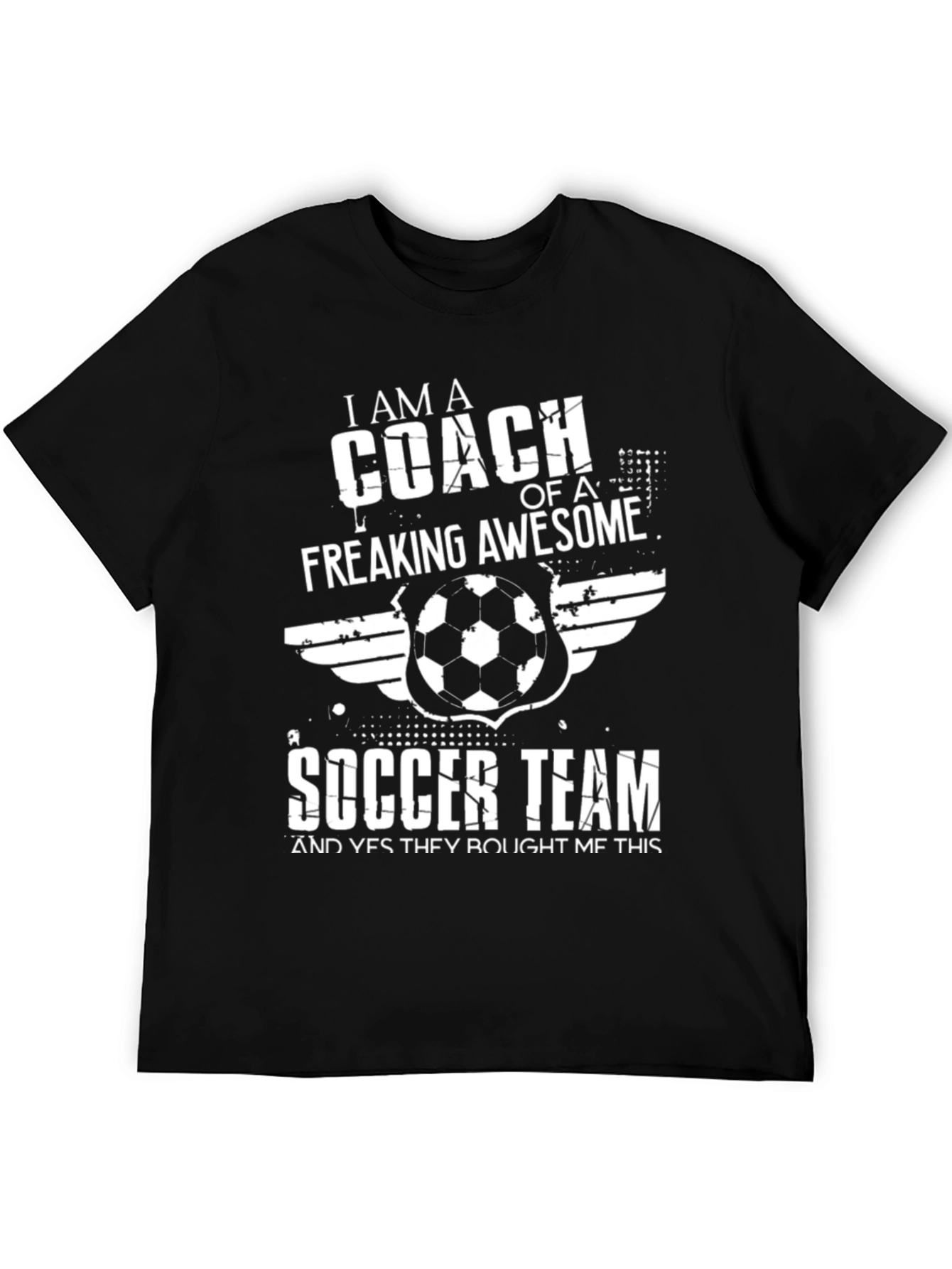Funny Soccer Coach T-Shirt - Freaking Awesome Team Gift