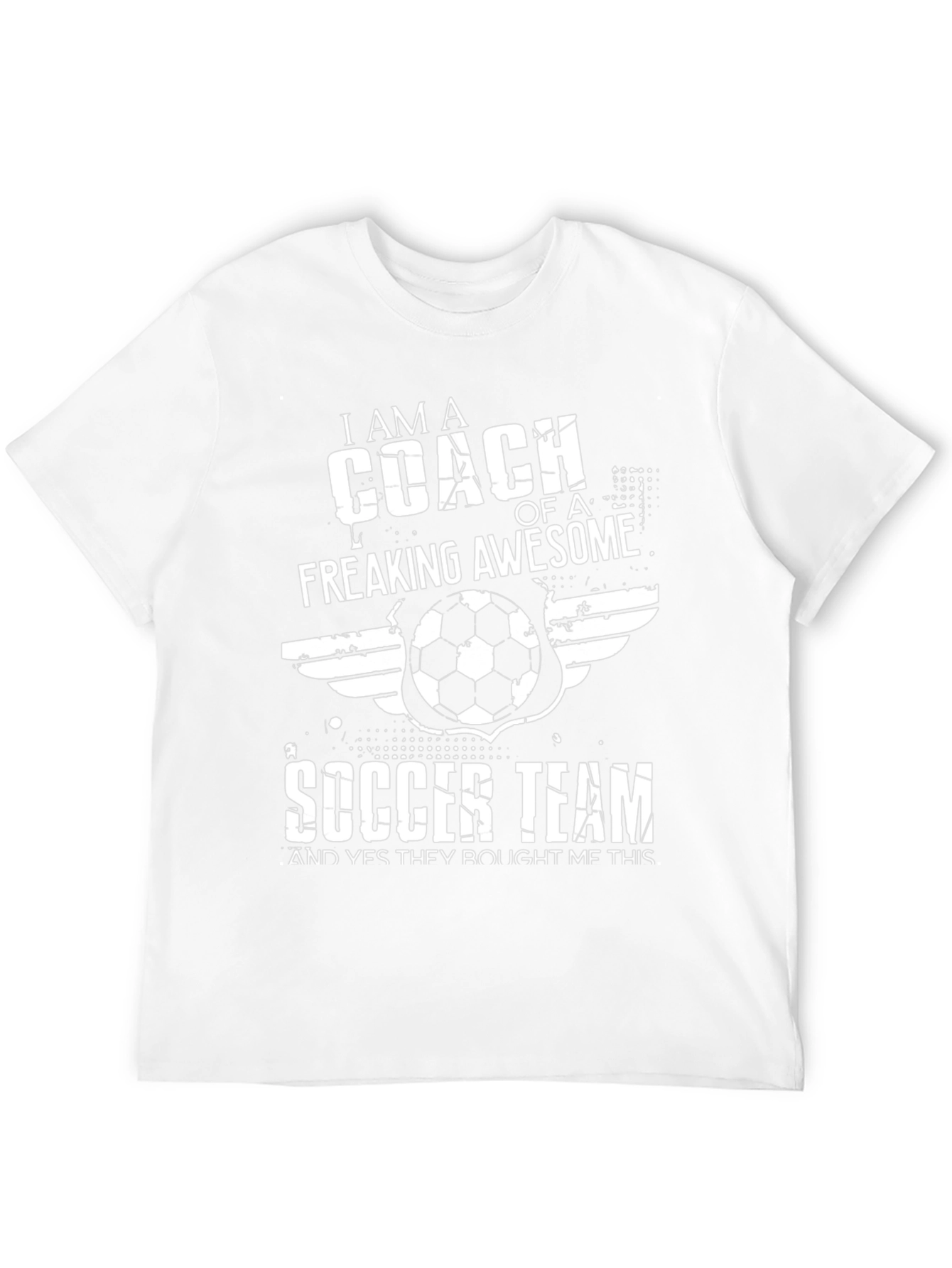 Funny Soccer Coach T-Shirt - Freaking Awesome Team Gift
