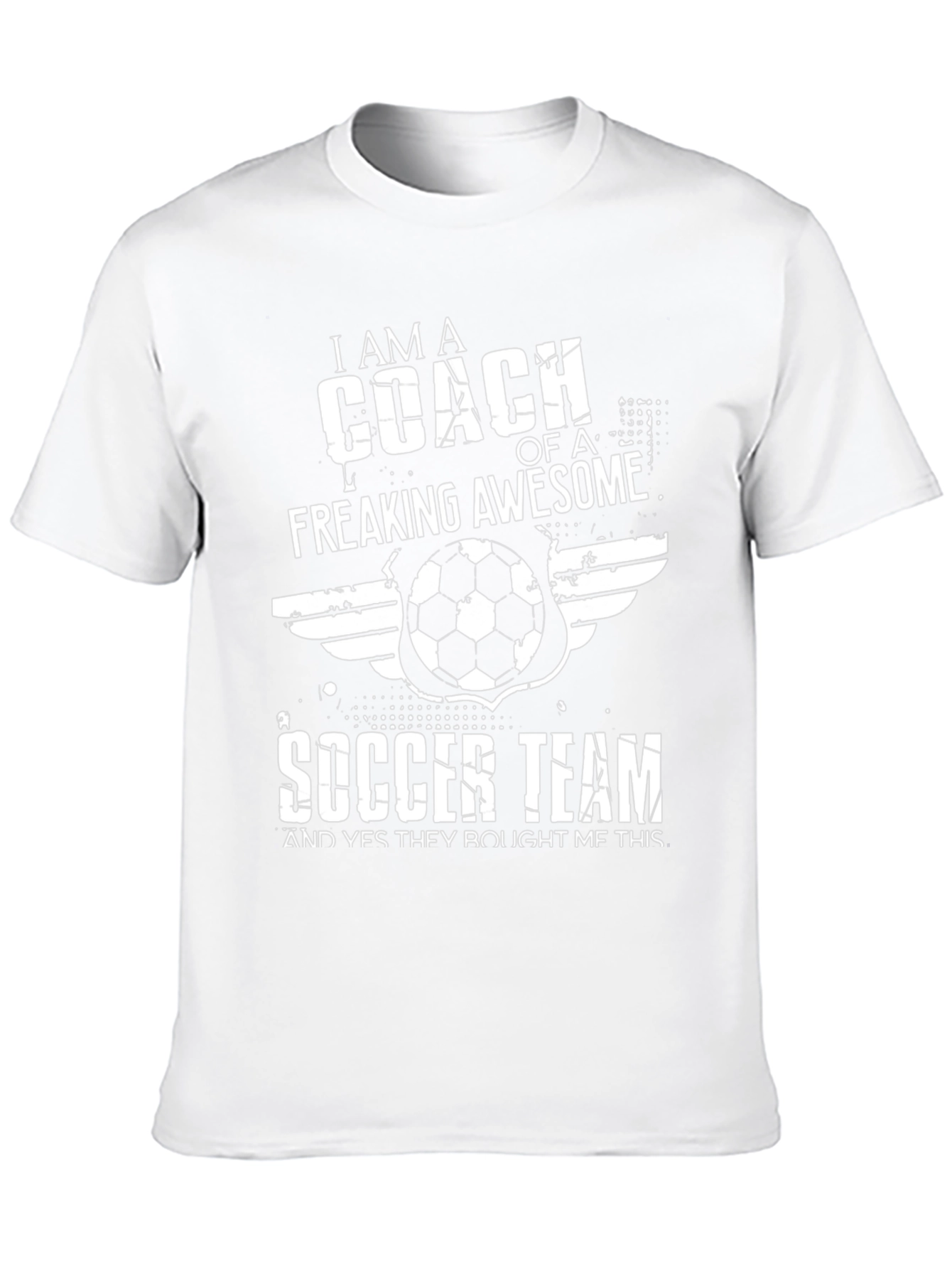 Funny Soccer Coach T-Shirt - Freaking Awesome Team Gift