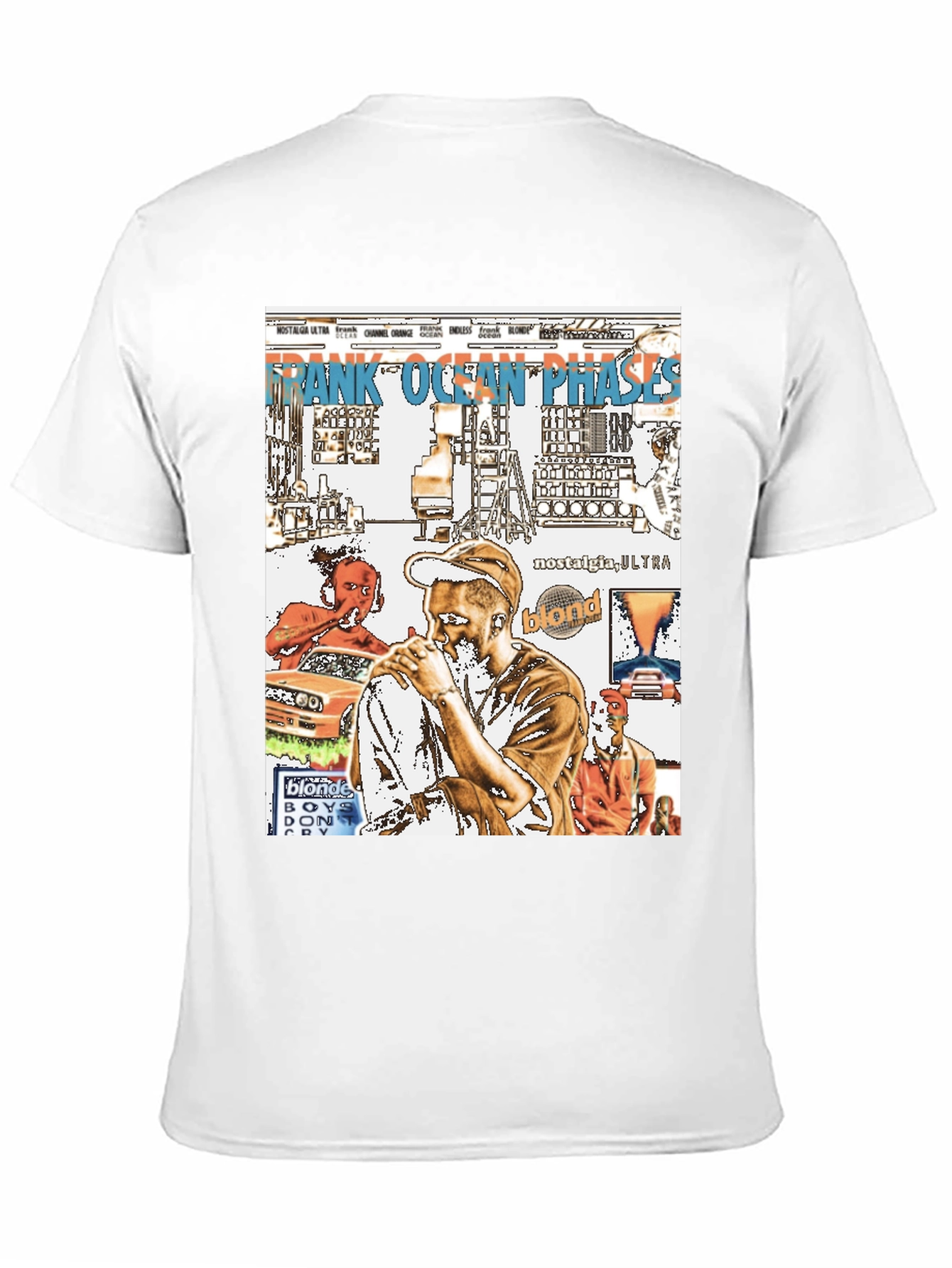 Frank Ocean Graphic Print Black T-Shirt