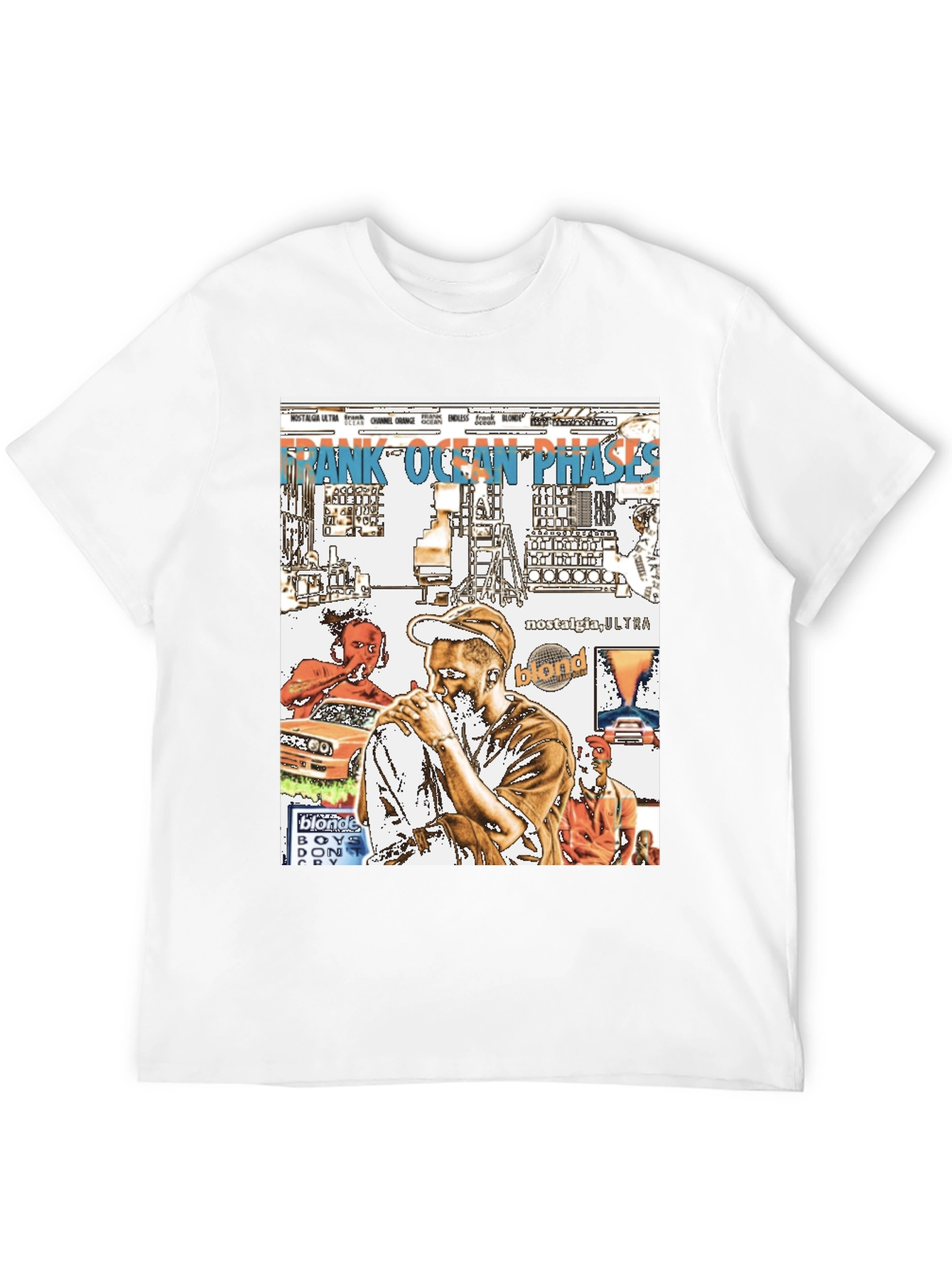 Frank Ocean Graphic Print Black T-Shirt