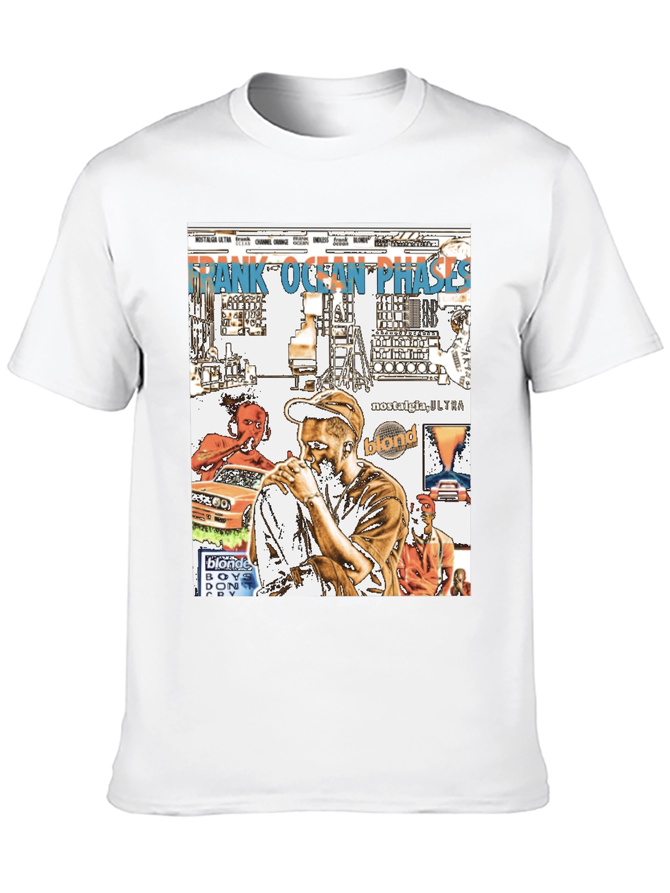 Frank Ocean Graphic Print Black T-Shirt