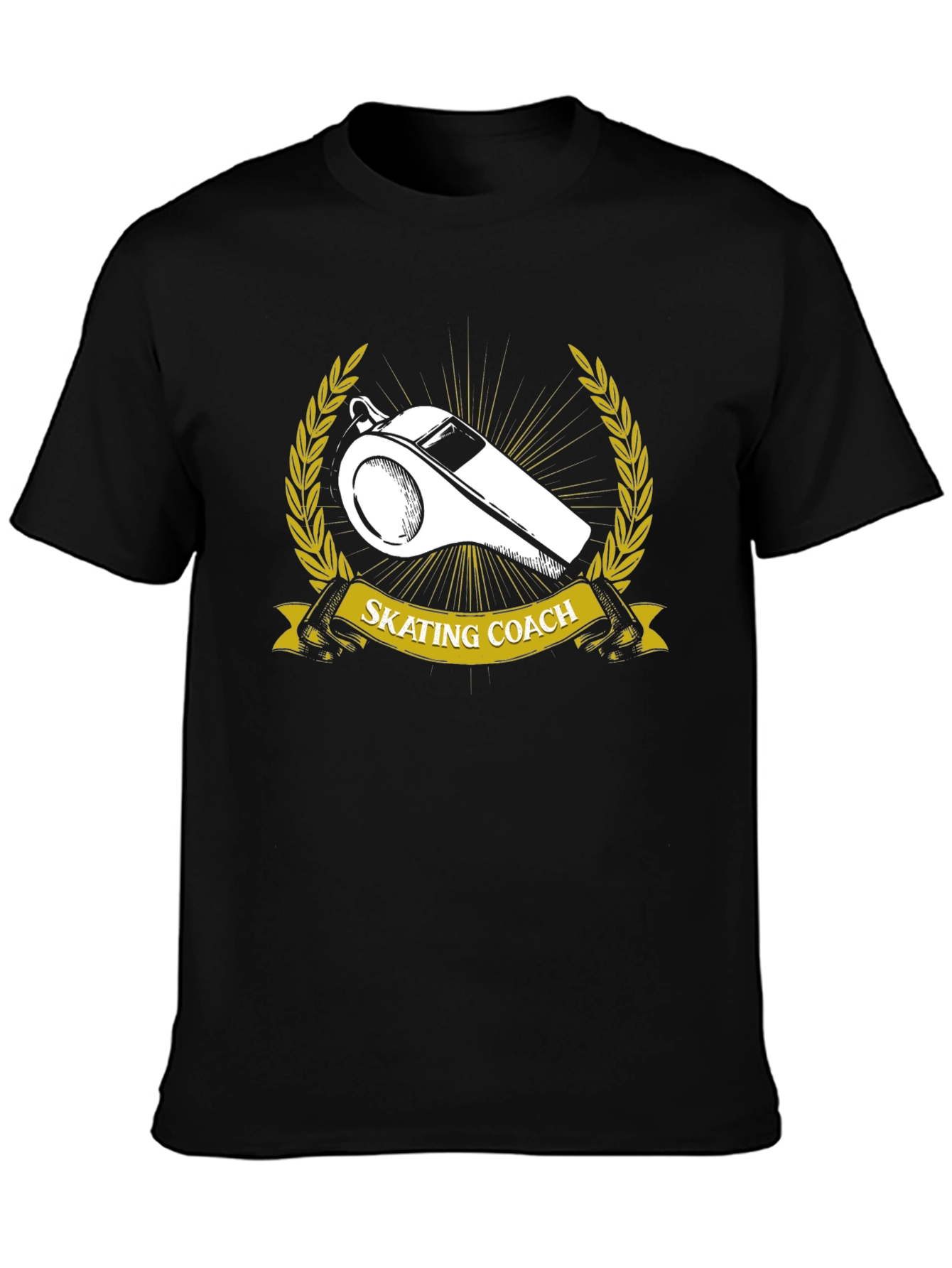 Skating Coach Whistle Graphic T-Shirt
