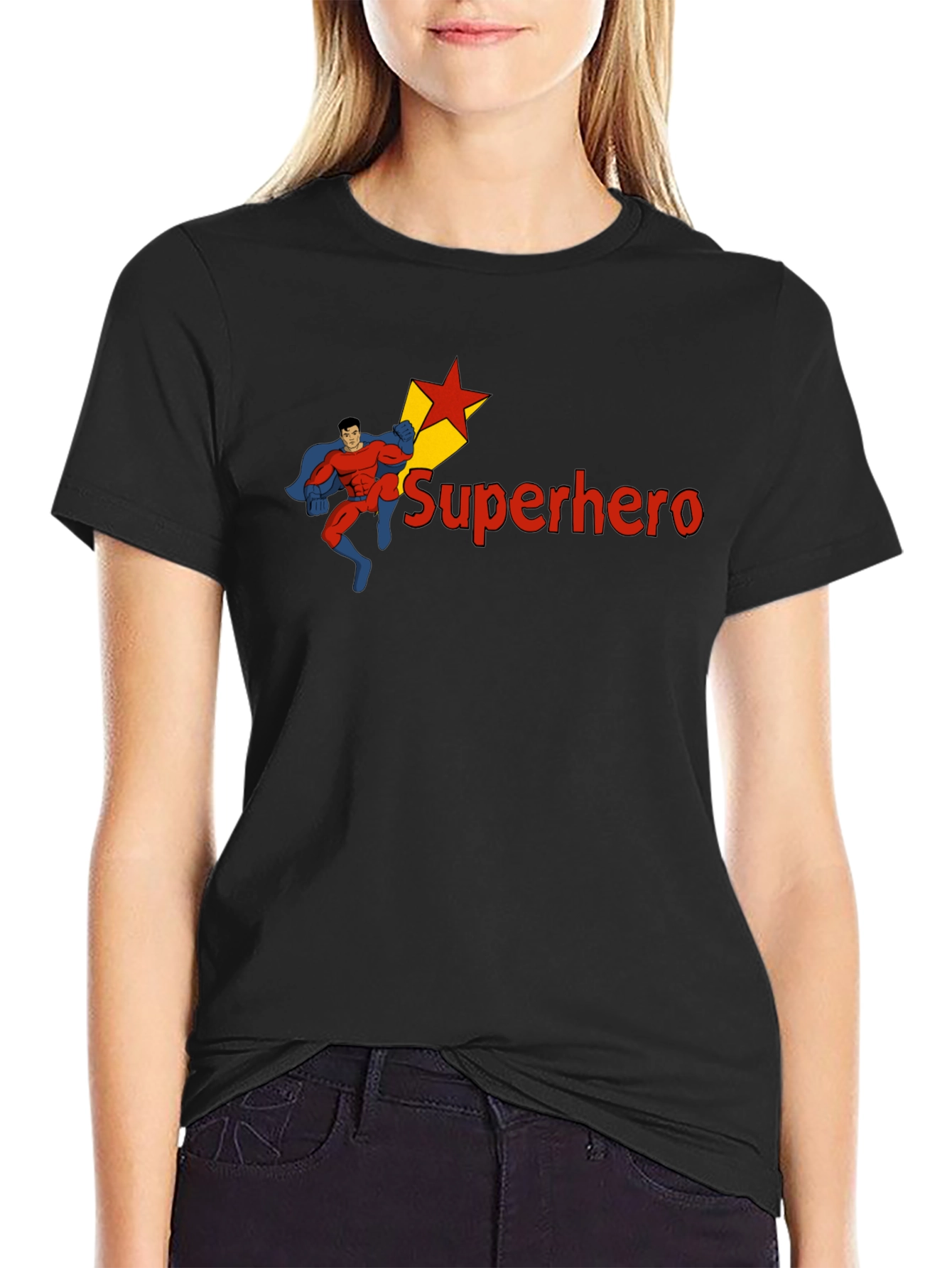 Superhero T-Shirt - Cartoon Graphic Tee