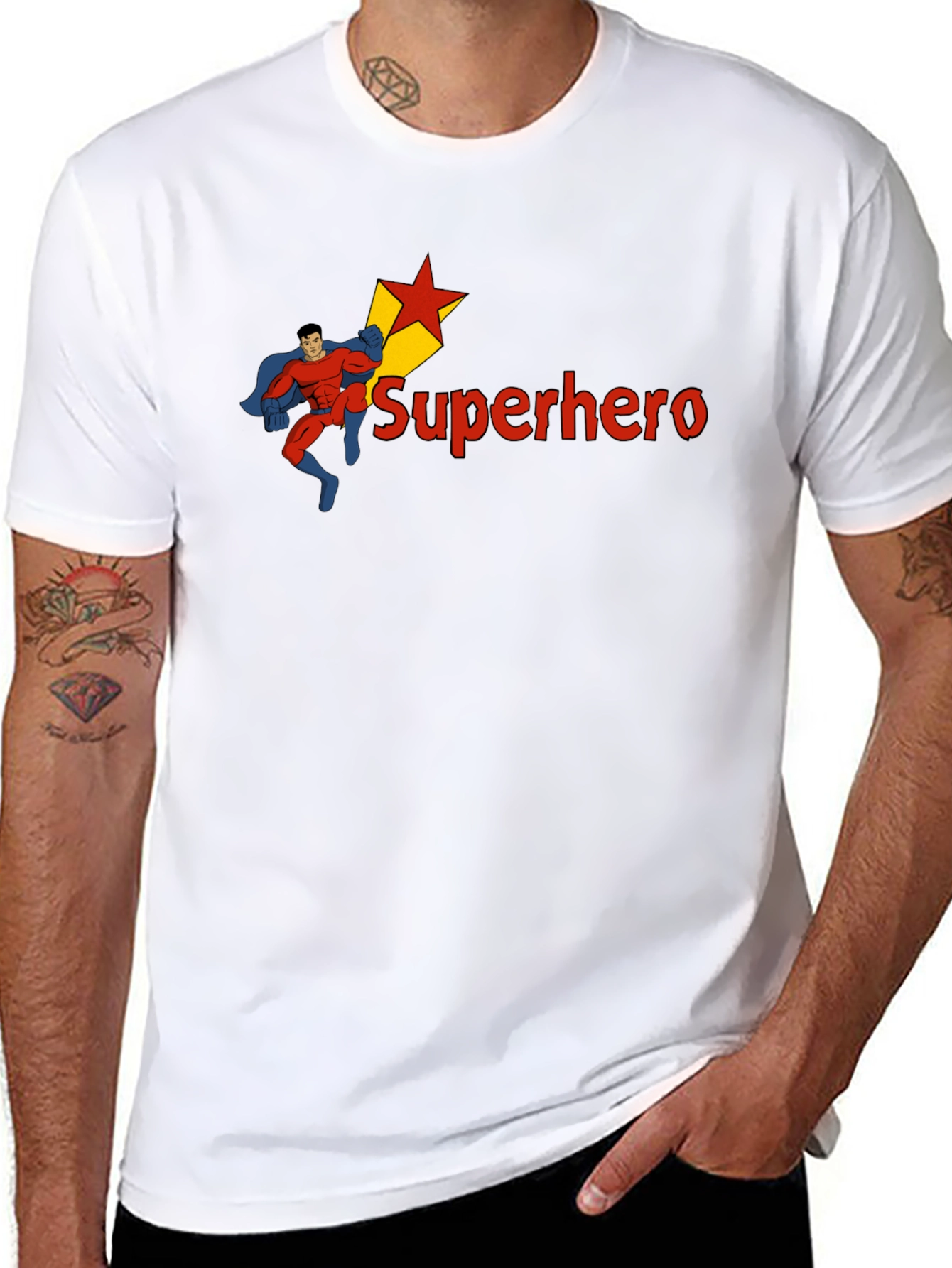 Superhero T-Shirt - Cartoon Graphic Tee