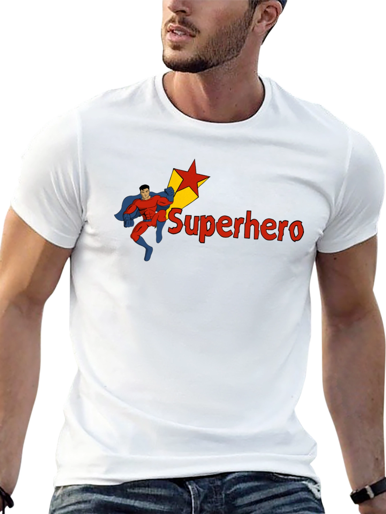 Superhero T-Shirt - Cartoon Graphic Tee