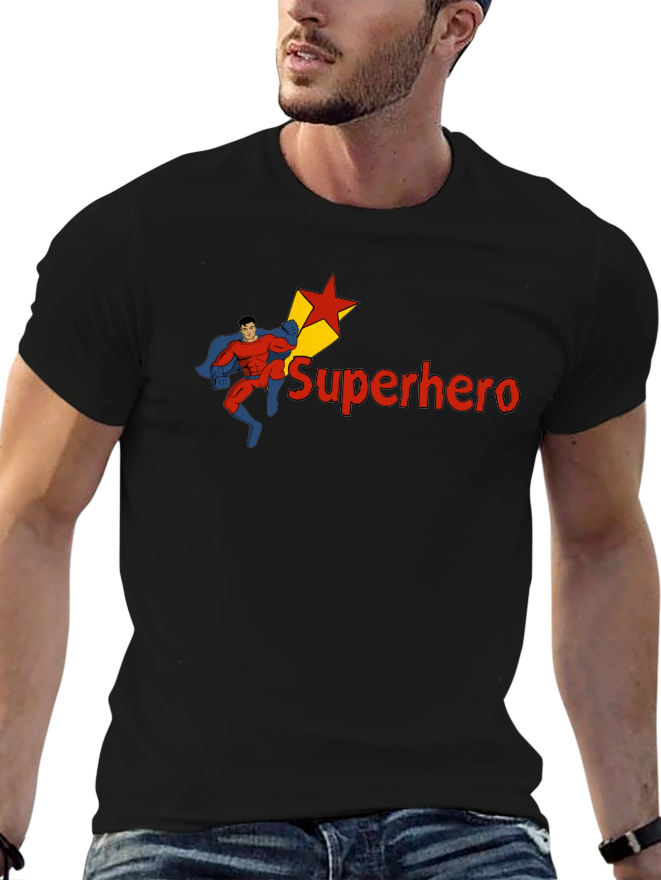 Superhero T-Shirt - Cartoon Graphic Tee