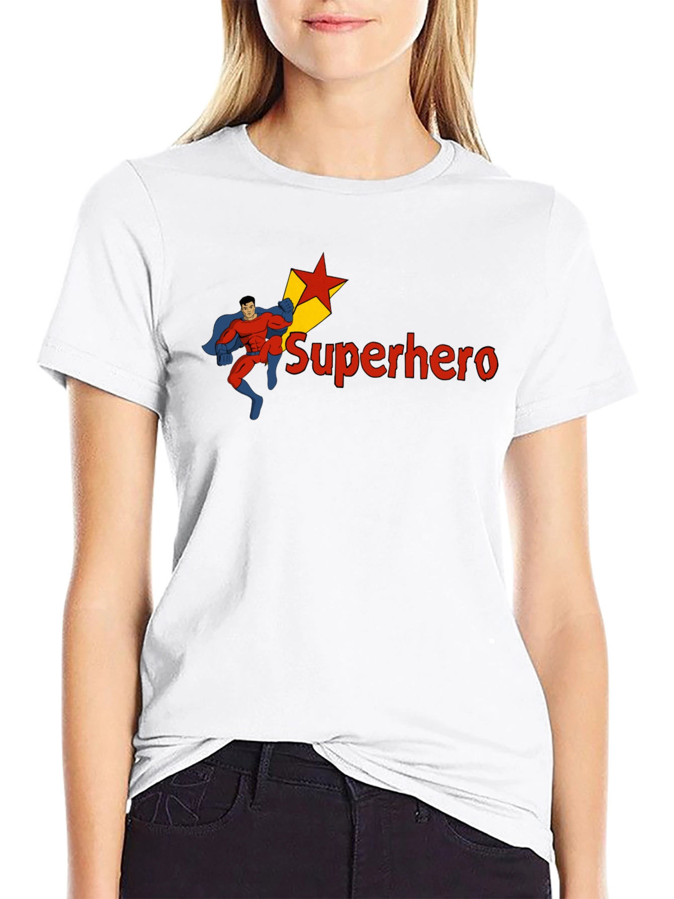 Superhero T-Shirt - Cartoon Graphic Tee
