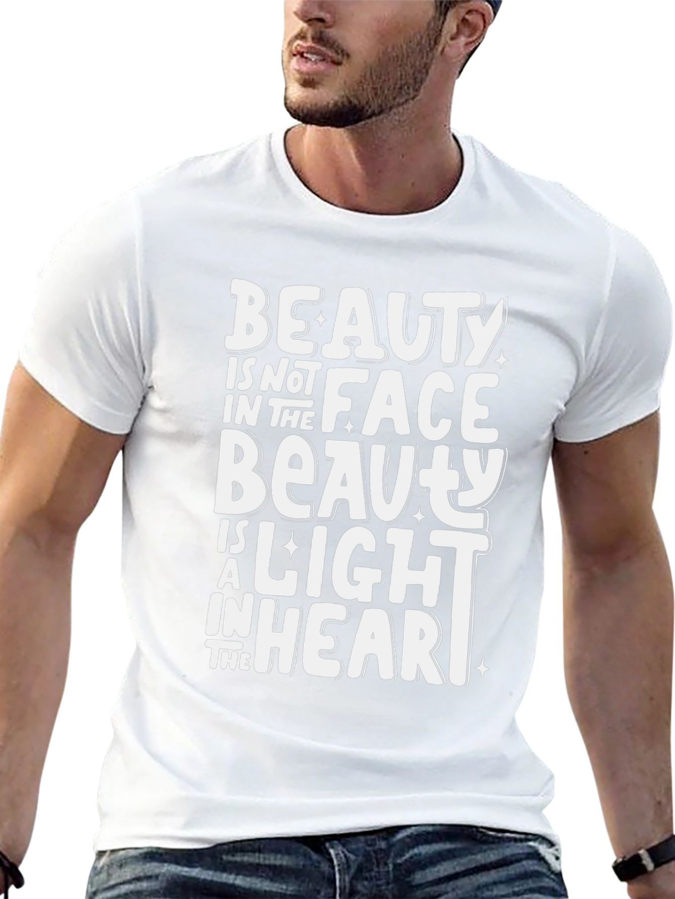 Beauty Within Graphic Tee - Black Unisex Shirt