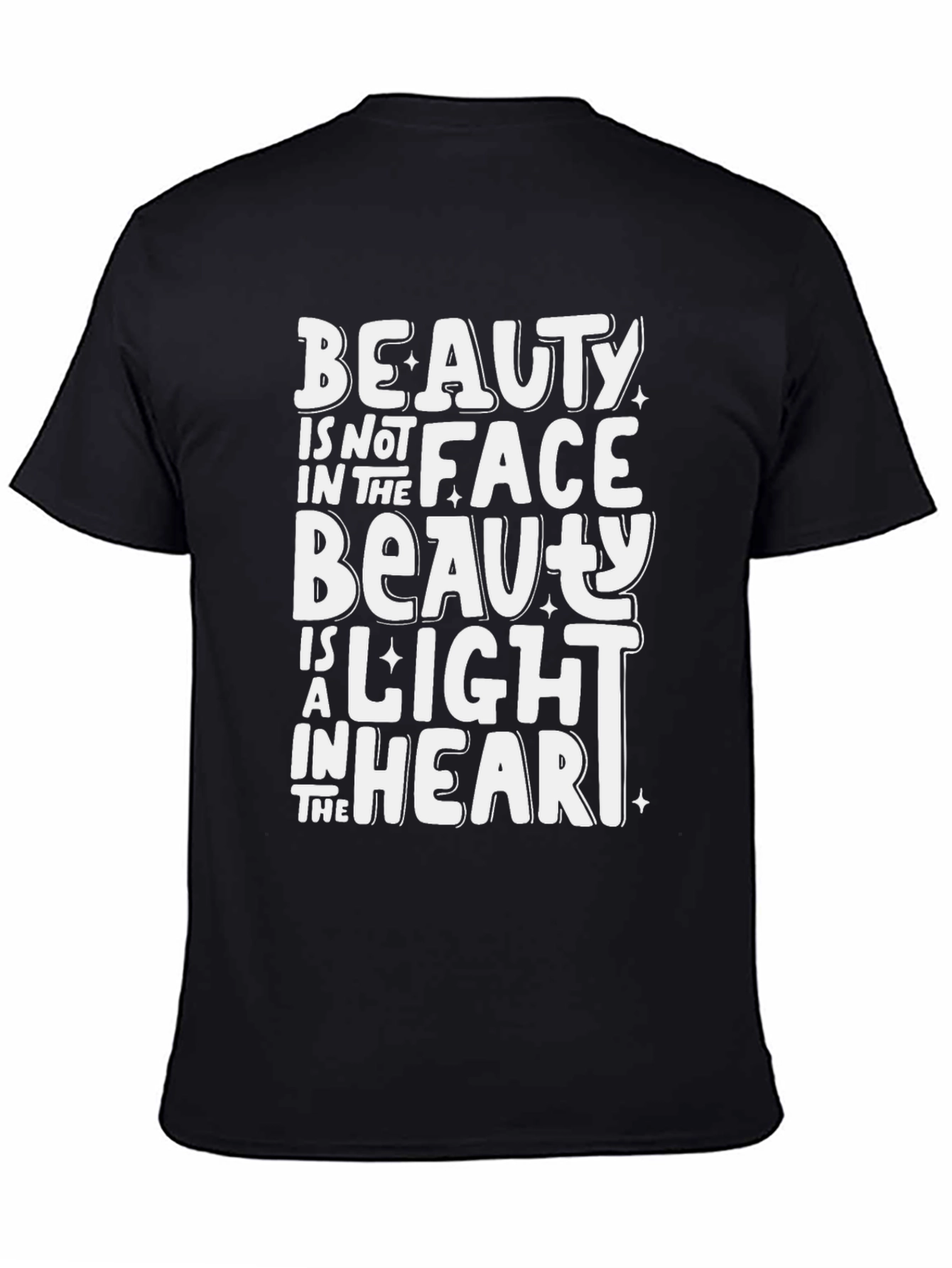 Beauty Within Graphic Tee - Black Unisex Shirt