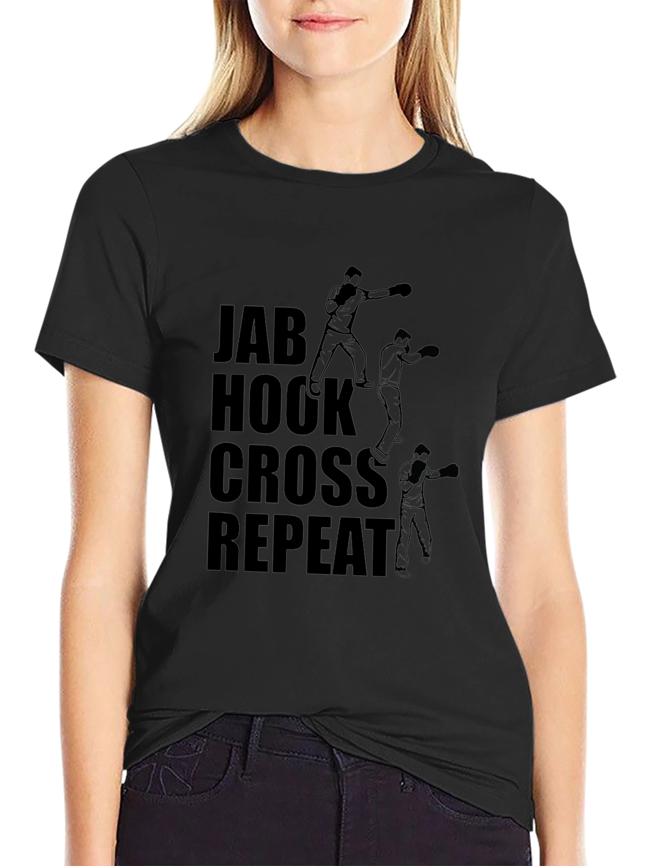 Jab Hook Cross Boxing T-Shirt