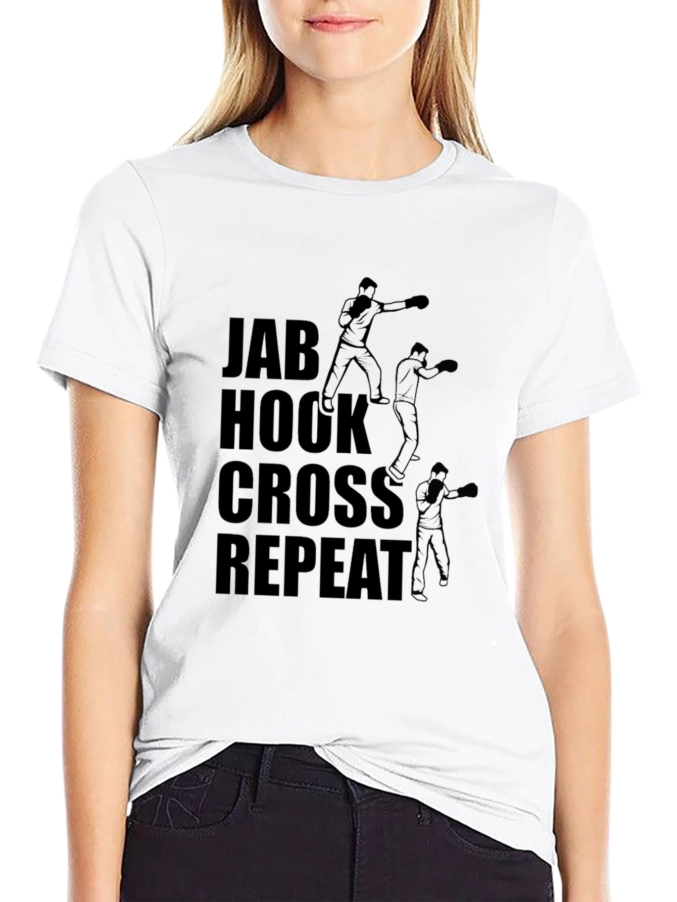 Jab Hook Cross Boxing T-Shirt