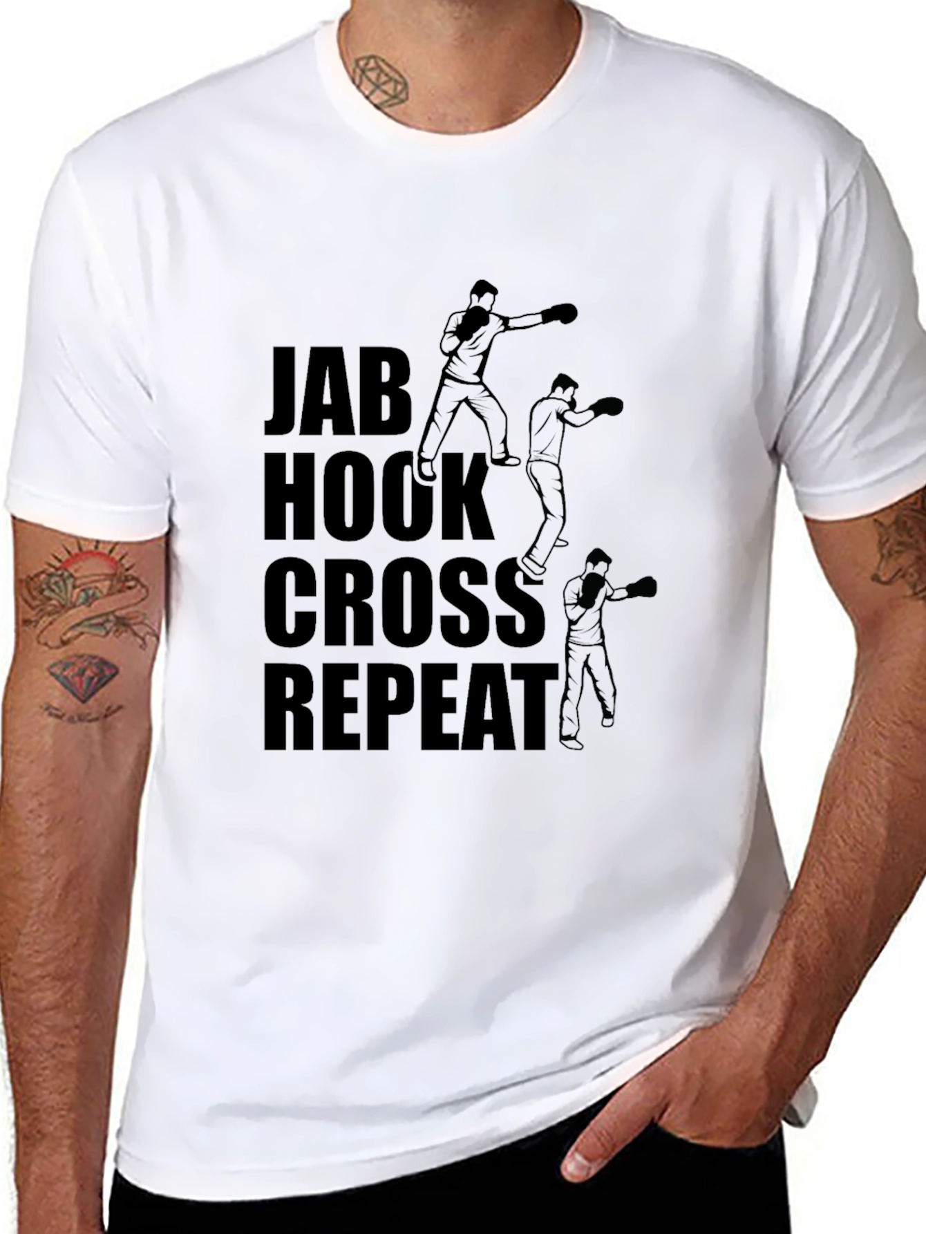 Jab Hook Cross Boxing T-Shirt