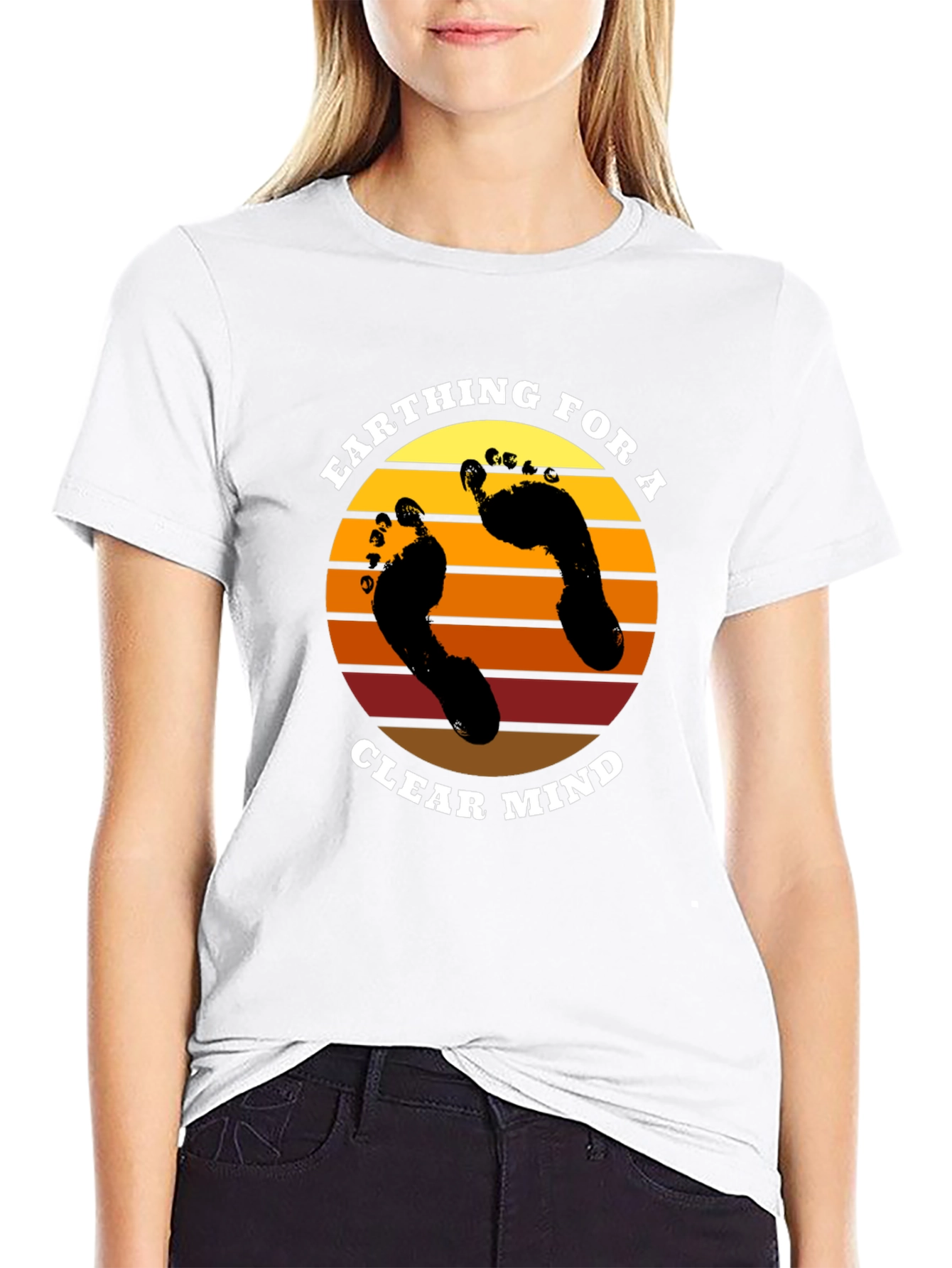 Earthing for a Clear Mind Graphic T-Shirt