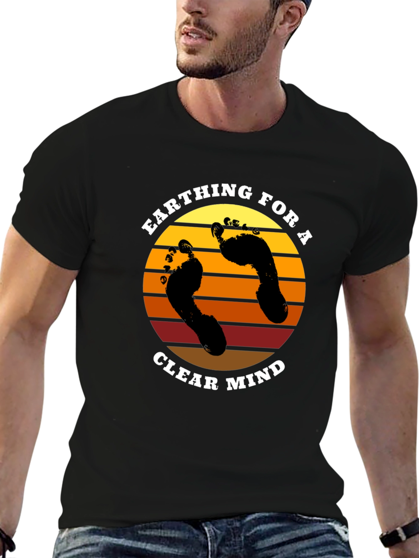 Earthing for a Clear Mind Graphic T-Shirt